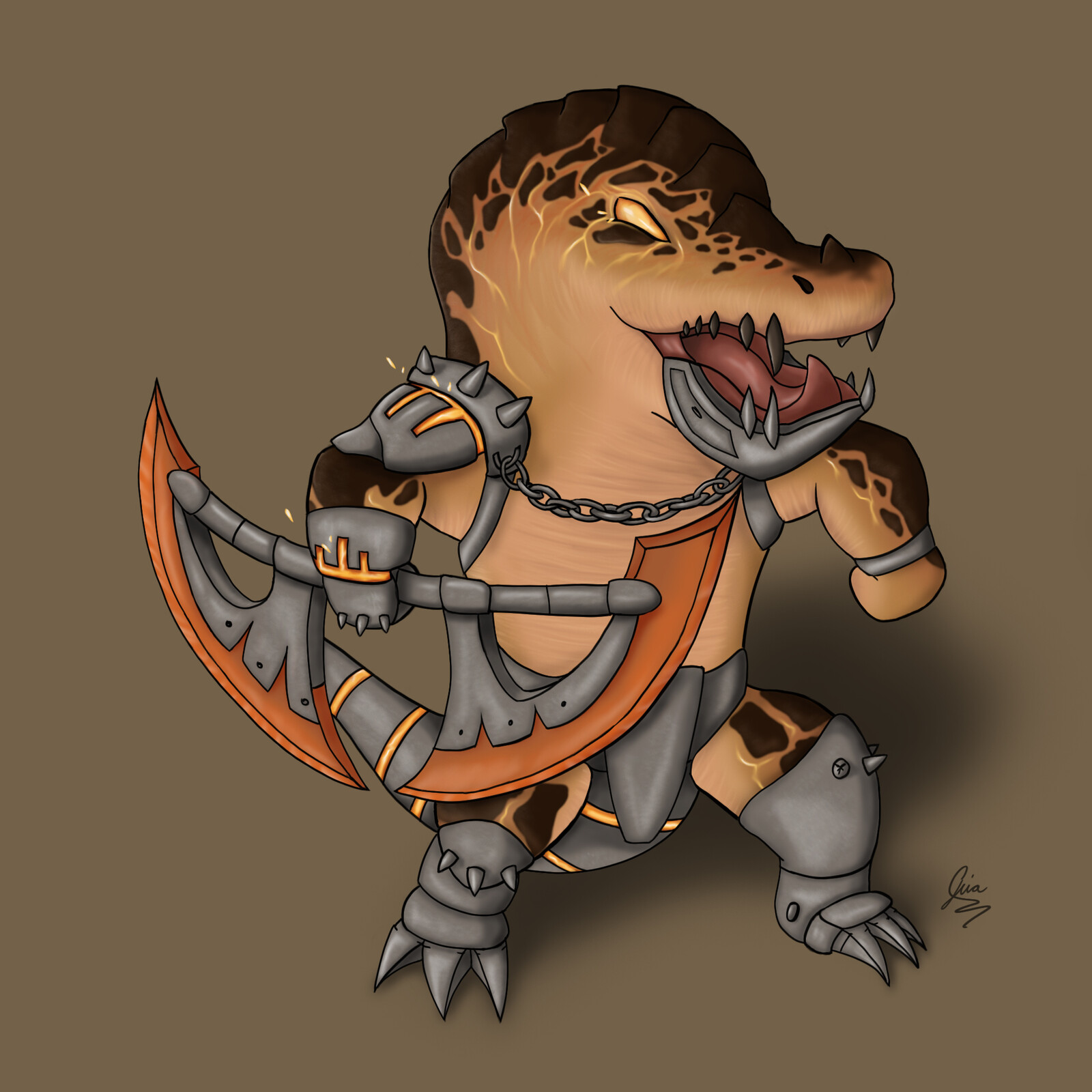 Artstation Chibi Renekton Jeia