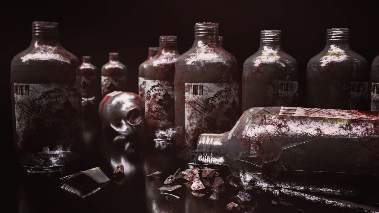 ArtStation Blood bottles