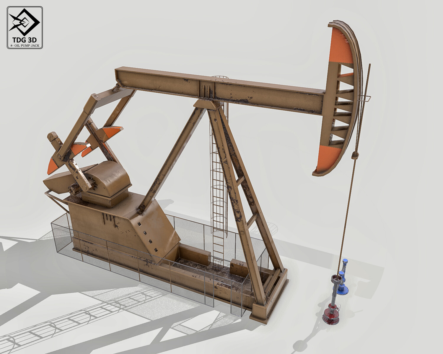ArtStation oil pump jack