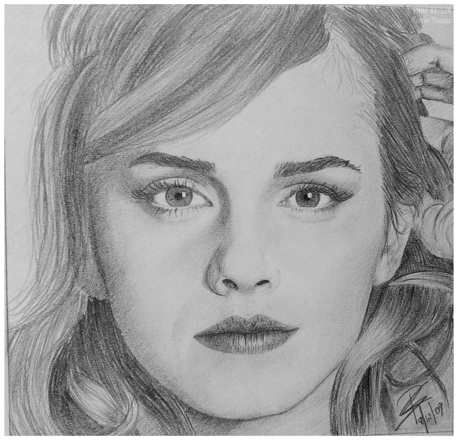 ArtStation - Emma Watson - A4 Portrait