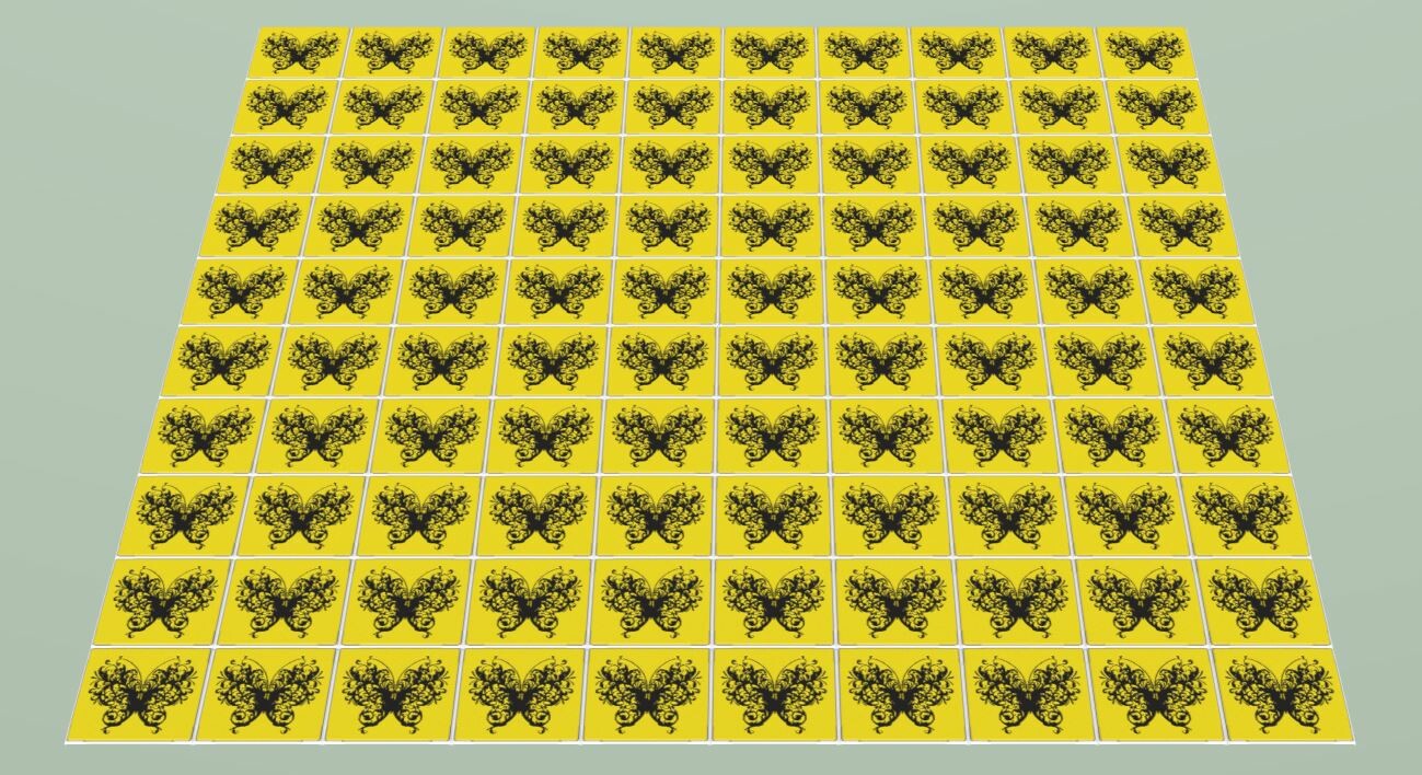 ArtStation Butterfly tiles