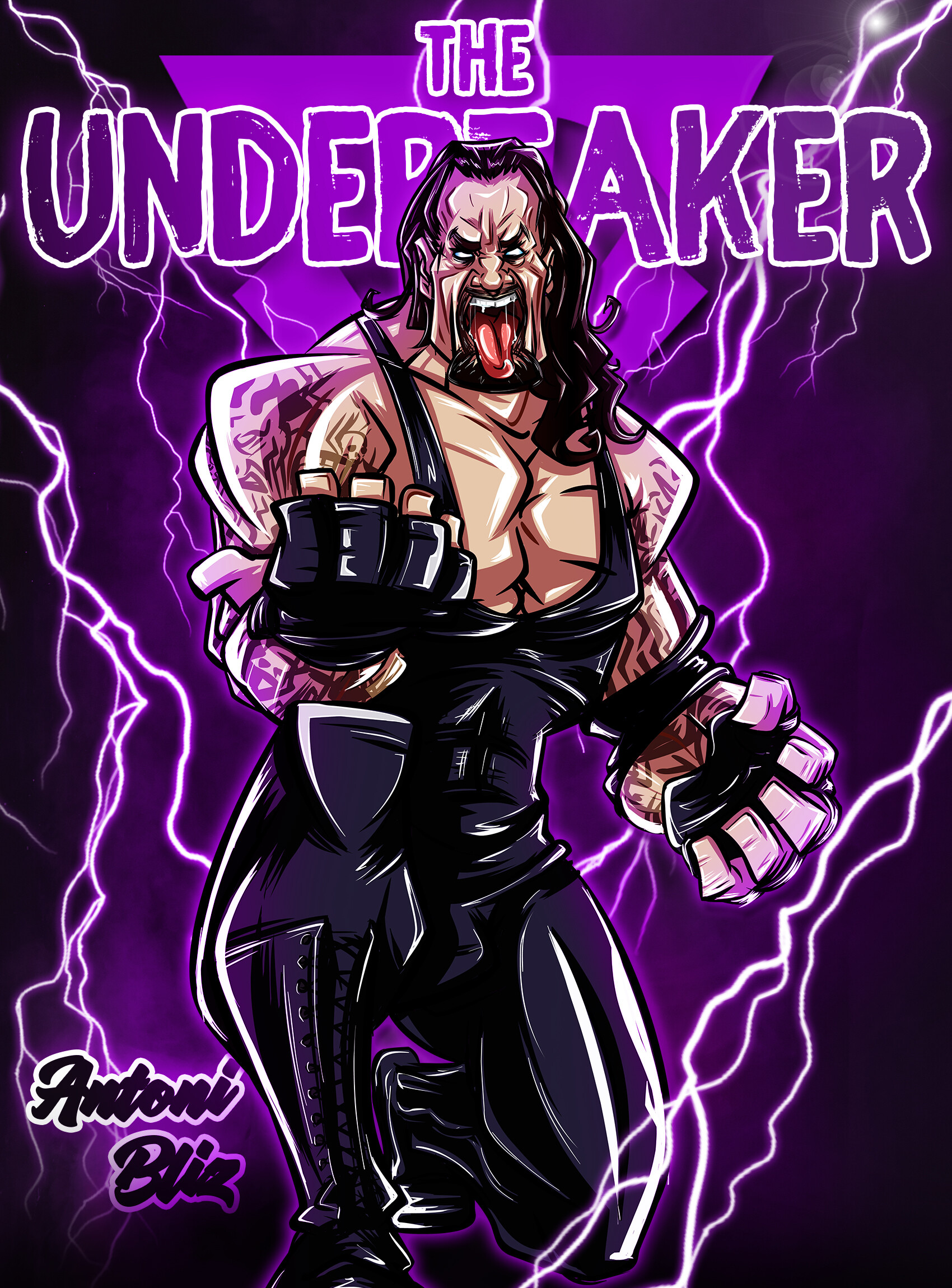 the undertaker wrestler art