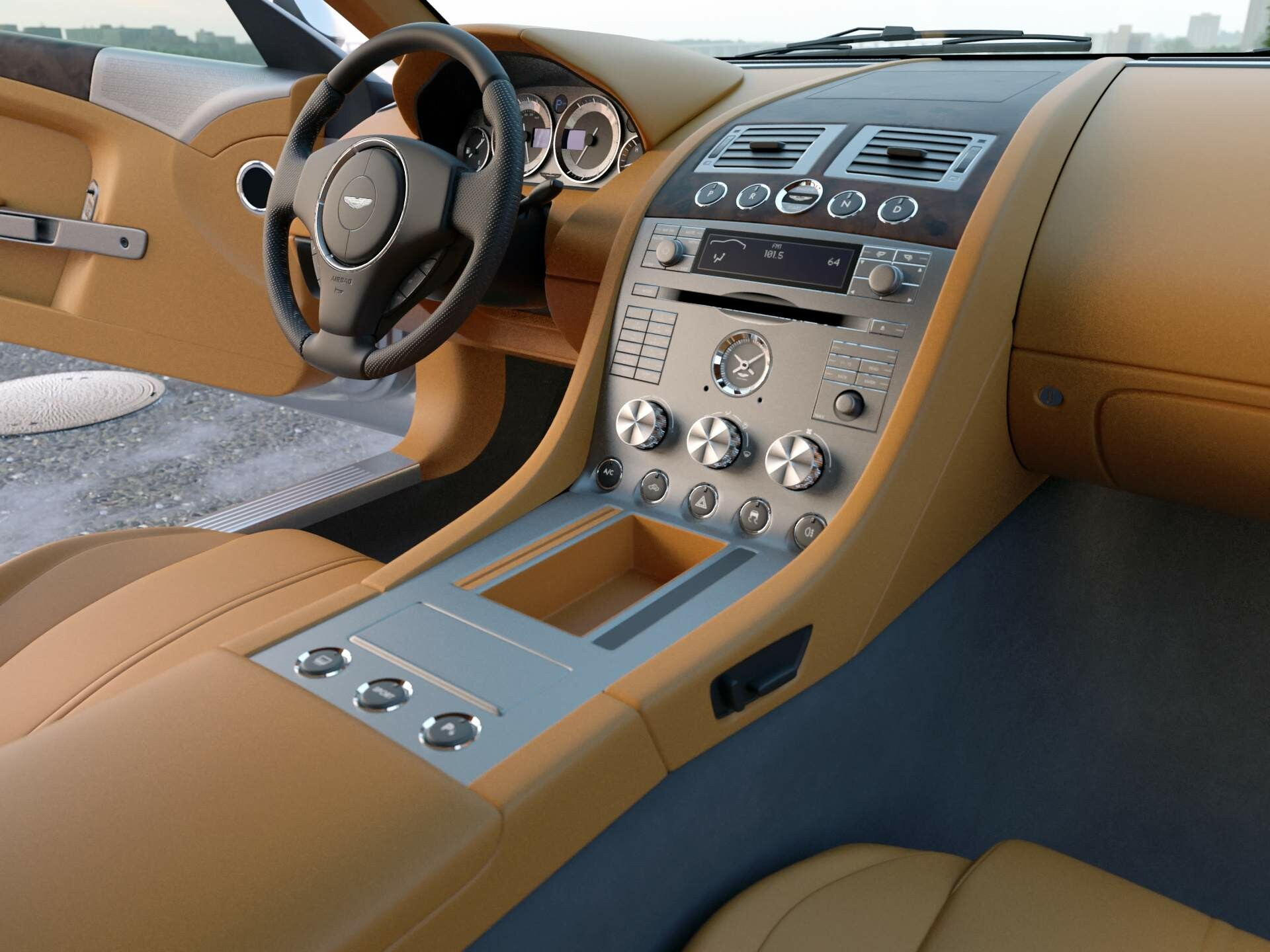 Artstation Aston Martin Db9 2008 Renderhub 3d Models