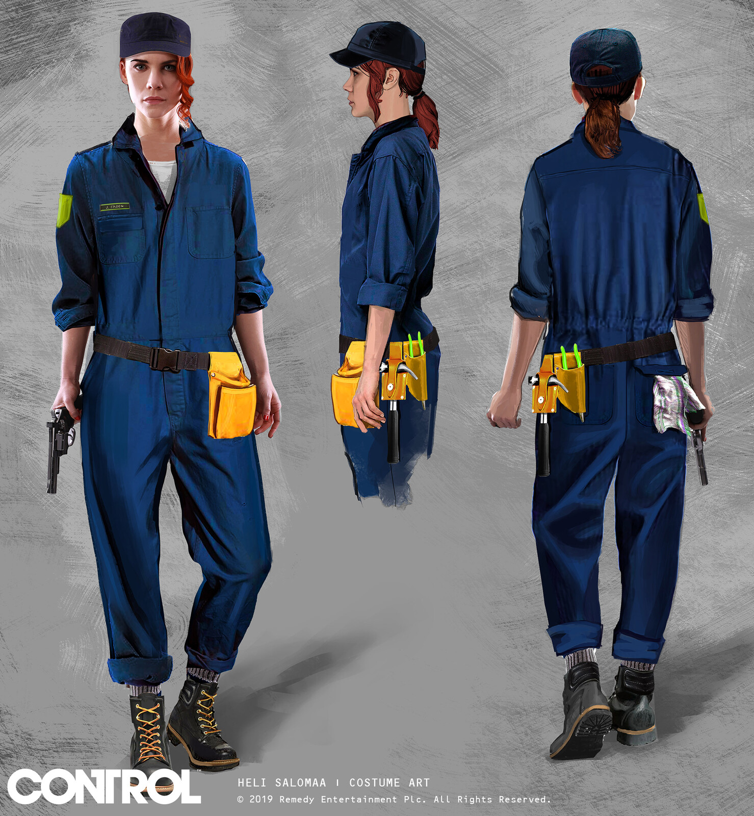 Heli Salomaa Jesse's outfit option Janitor's Assistant