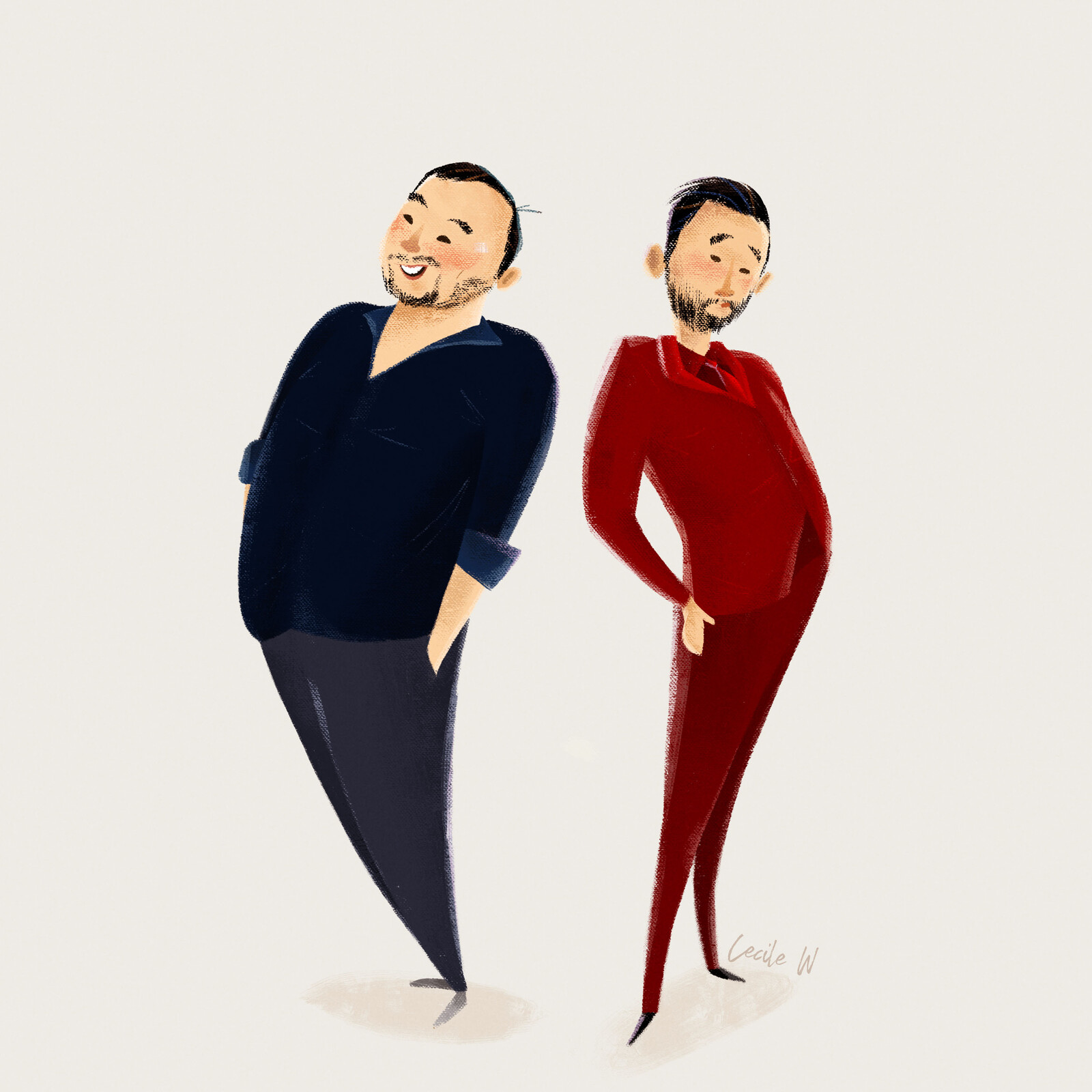 Dave Chang and David Choe