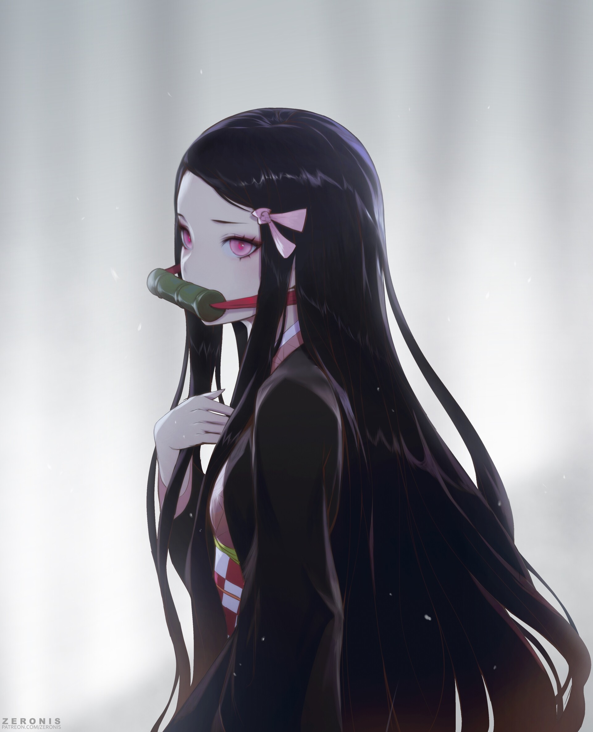 nezuko demon art