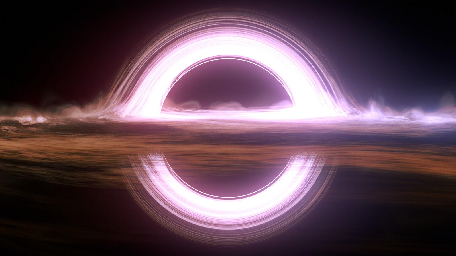 Artstation Black Hole Wallpaper Bartosz Kruszona