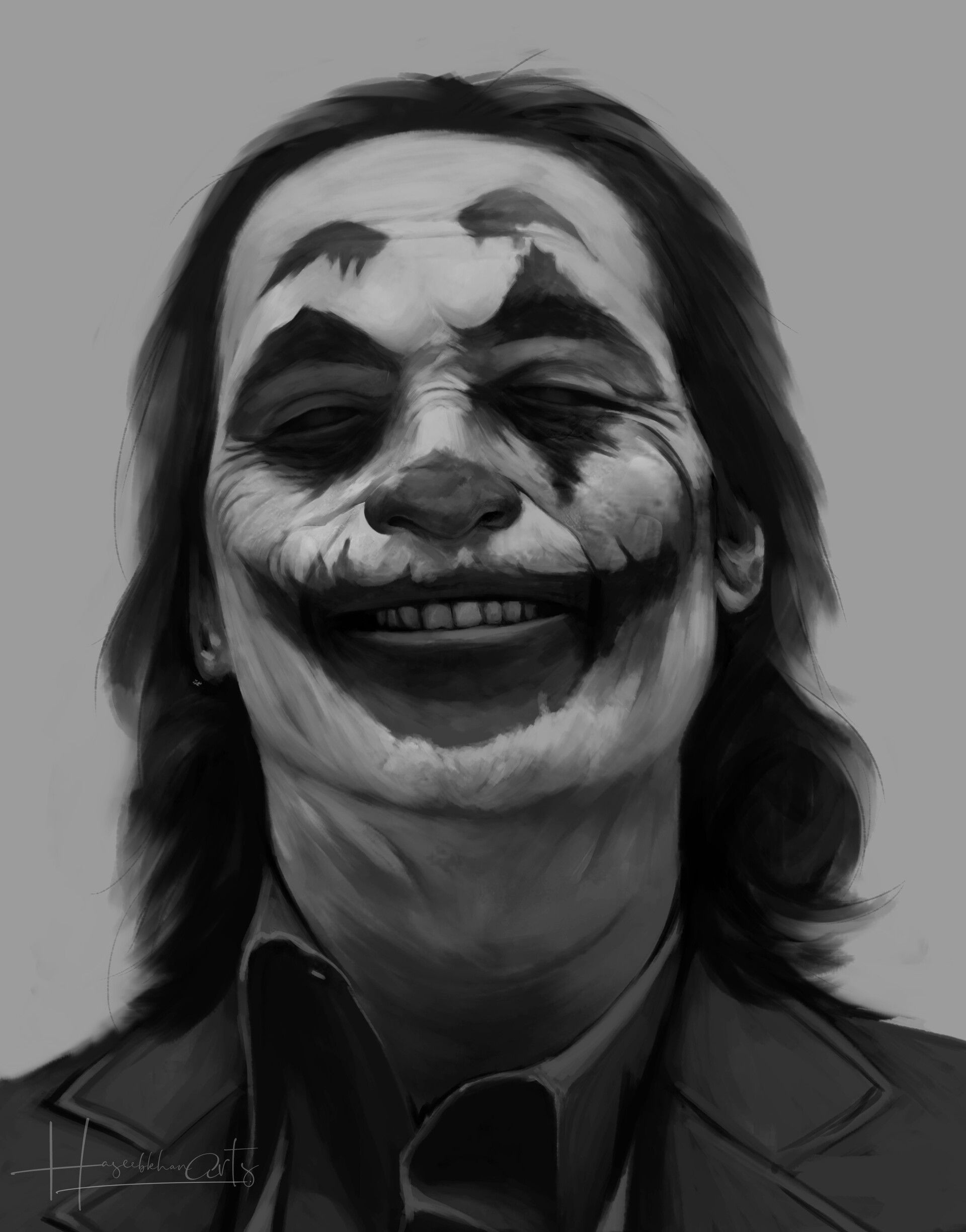 Джокер хоакин феникс рисунок