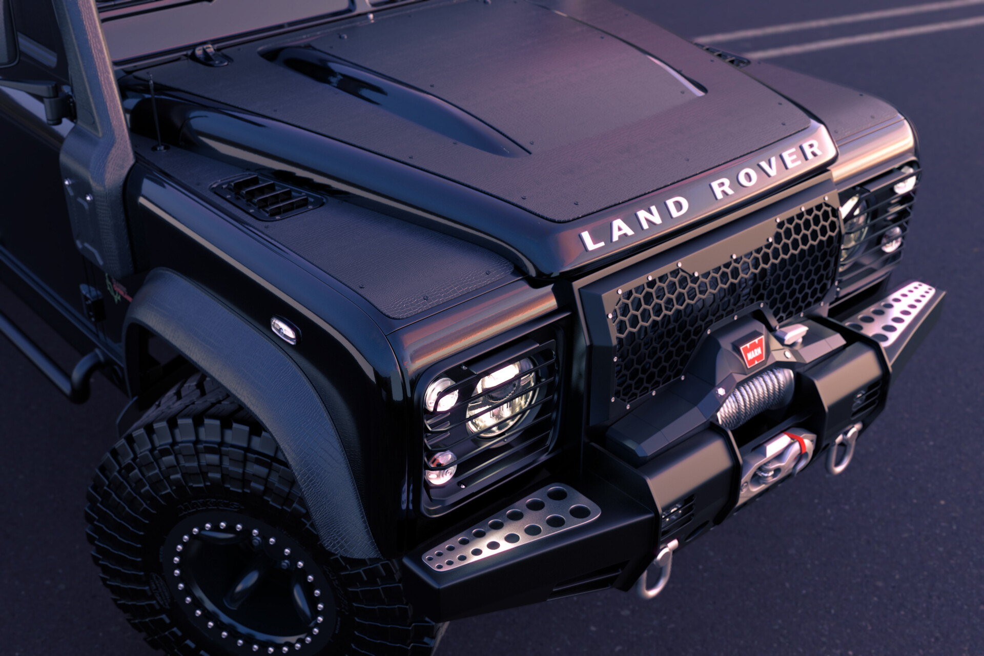 Land rover deals defender custom parts