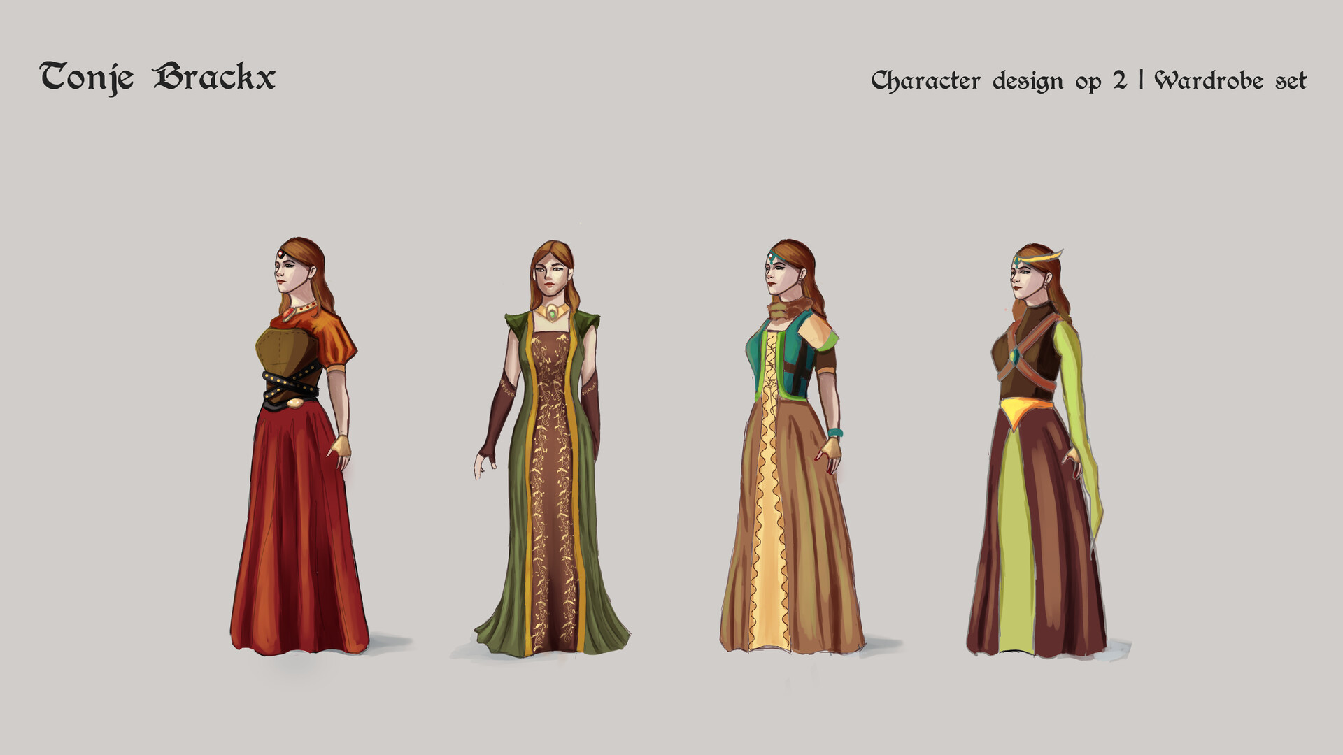 Tonje Brackx Medieval Wardrobe Set