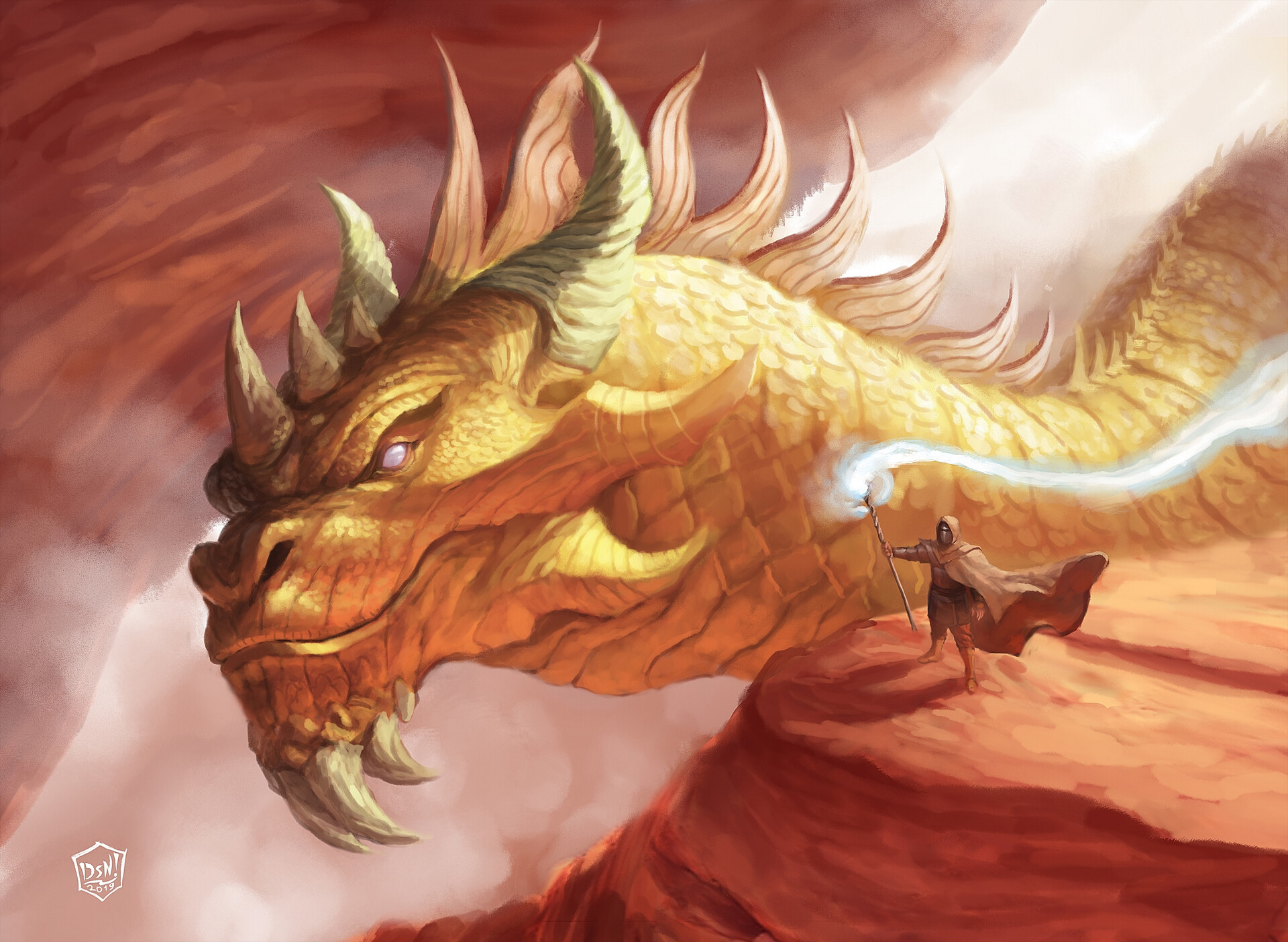 ArtStation - The Golden Dragon