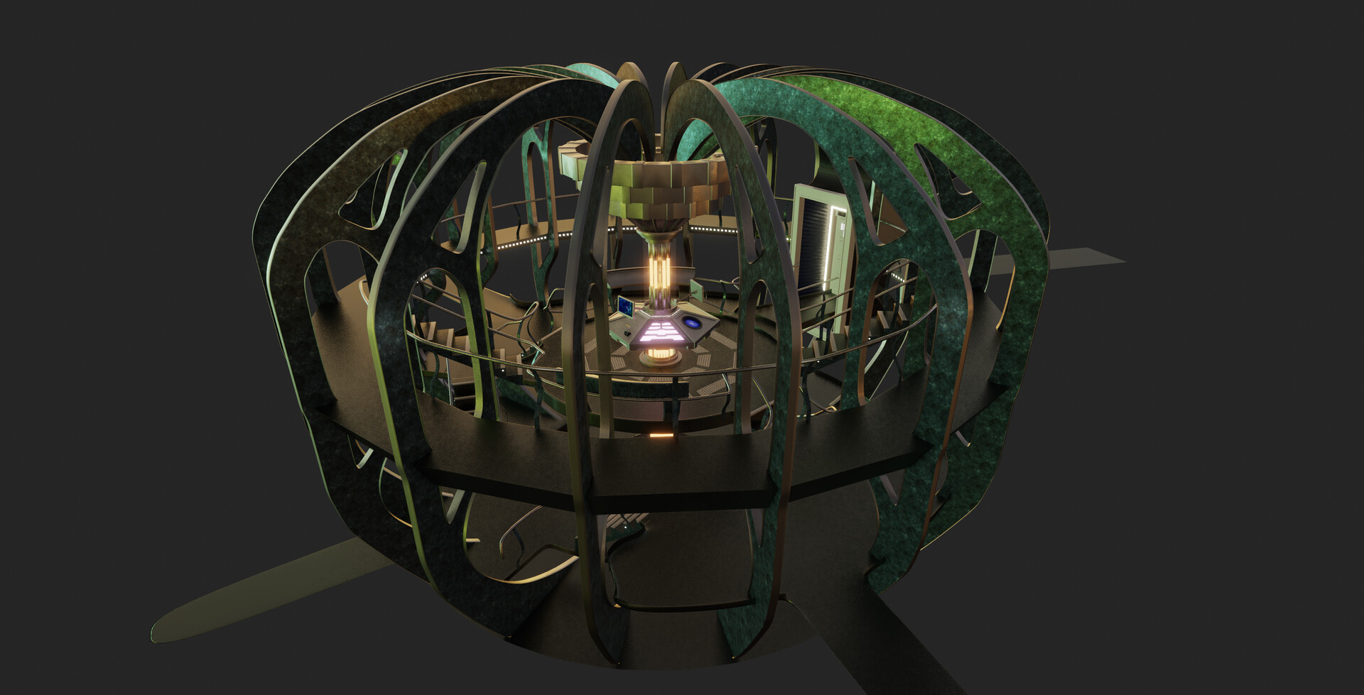 Artstation Tardis Interior Work In Progress Sue Allison