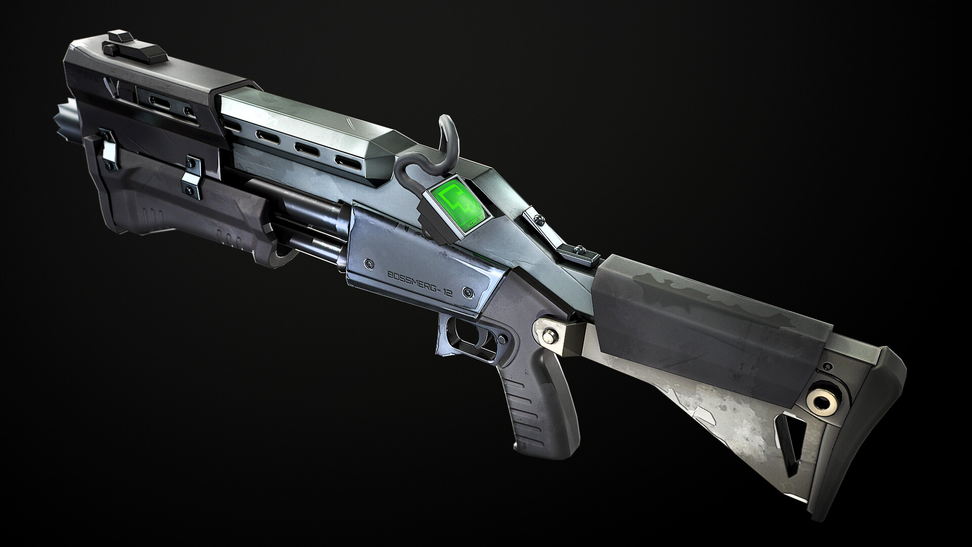 ArtStation - Tacticool shotgun (Fortnite fan art)