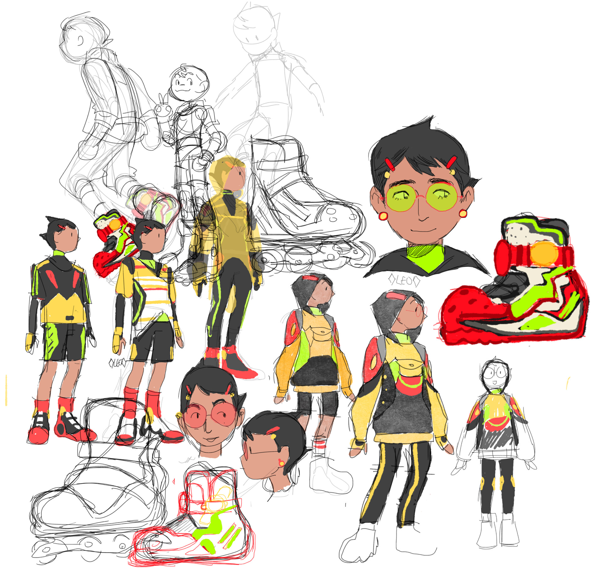 Wallpaper Artstation Atom And Uran In A10 Series Inspired Outfits Fanart Leo M For Android Free