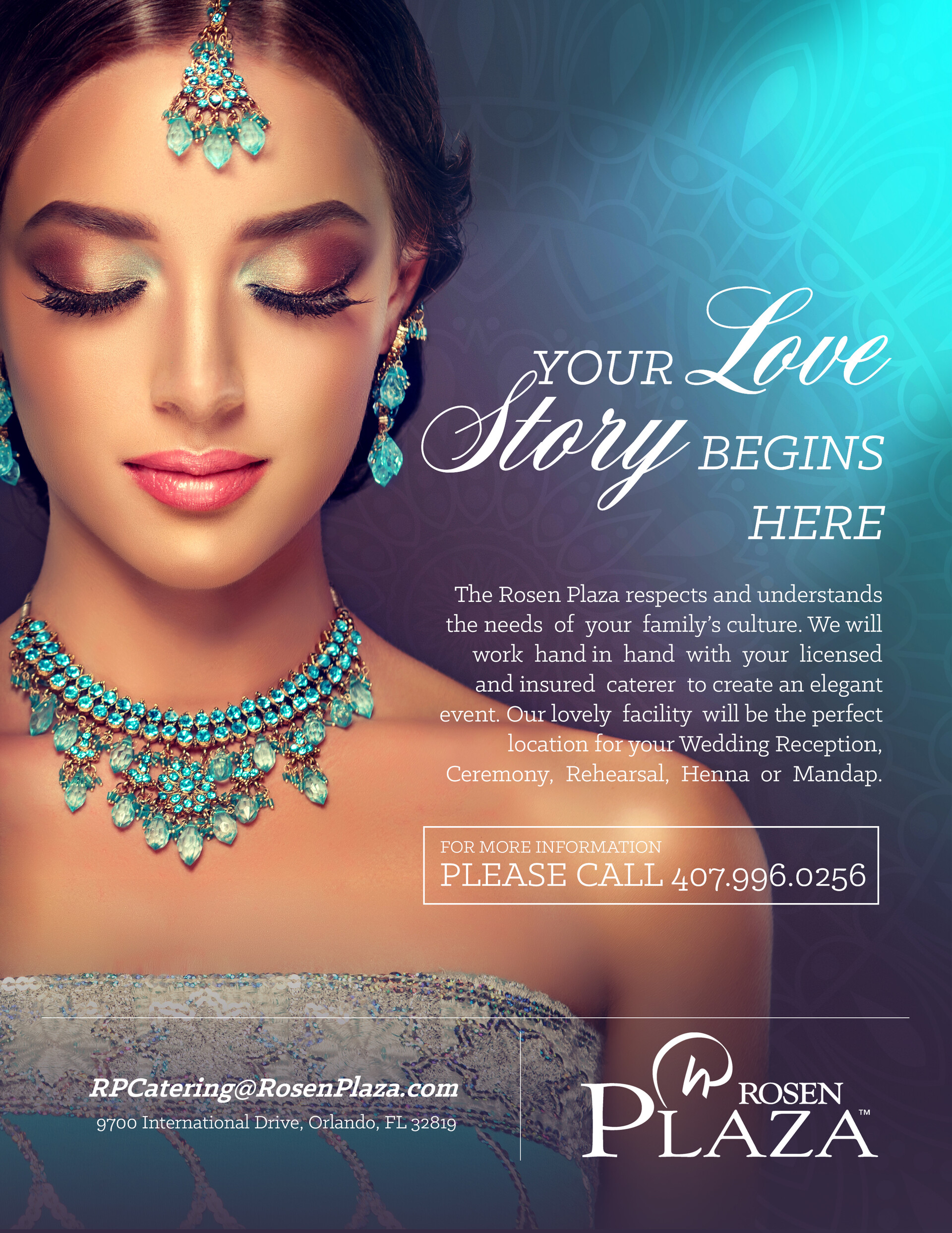 Wilson De Jesus Rosen Plaza Hotel Indian Wedding Promotional Ad