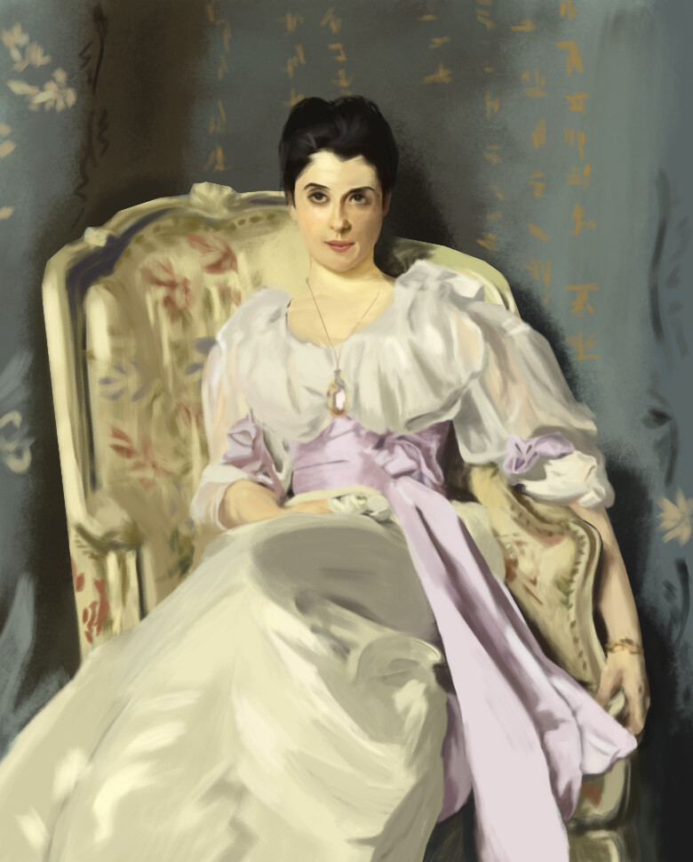 Amazon.co.jp: John Singer Sargent-Lady Agnew of Lochnaw 1893