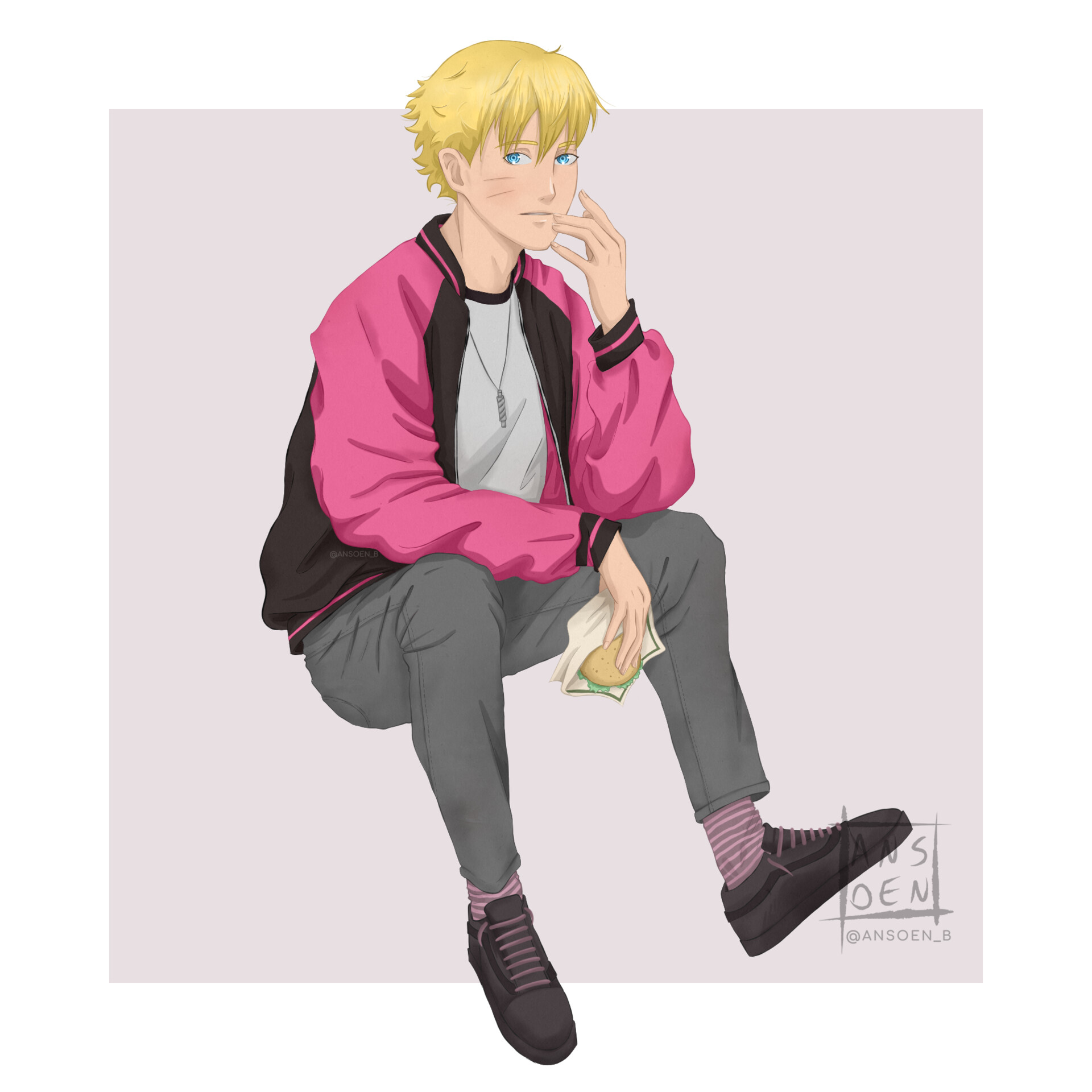 Artstation Boruto Uzumaki Ansoen B