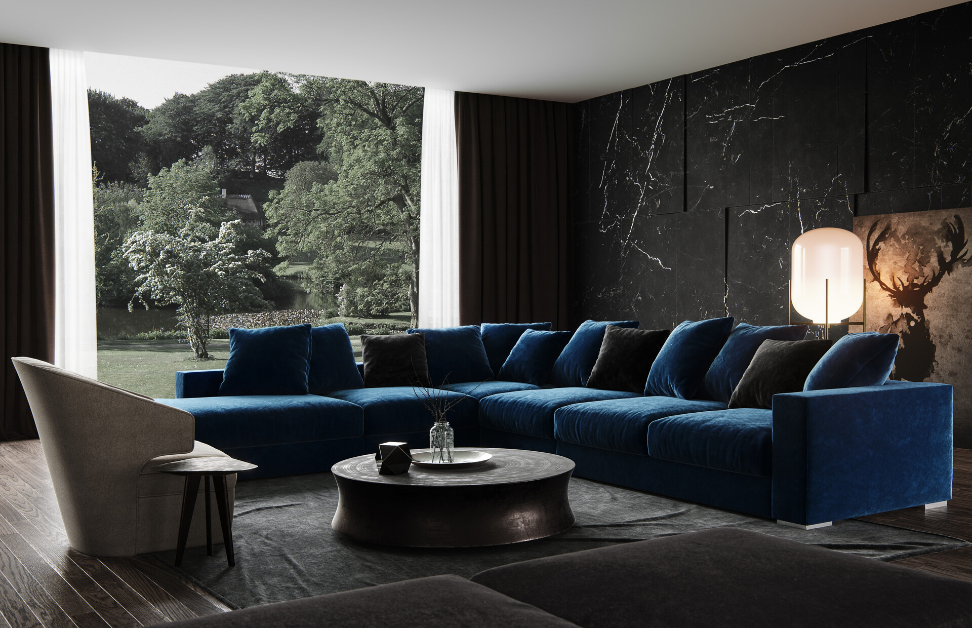 Artstation Living Room Fabian Cortes