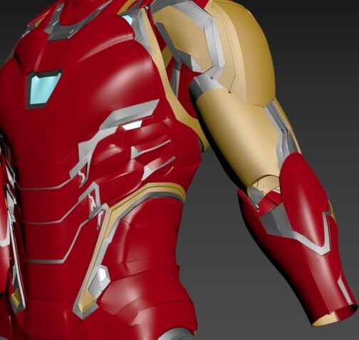 Iron Man Mark 85 (Endgame) 3D Model 