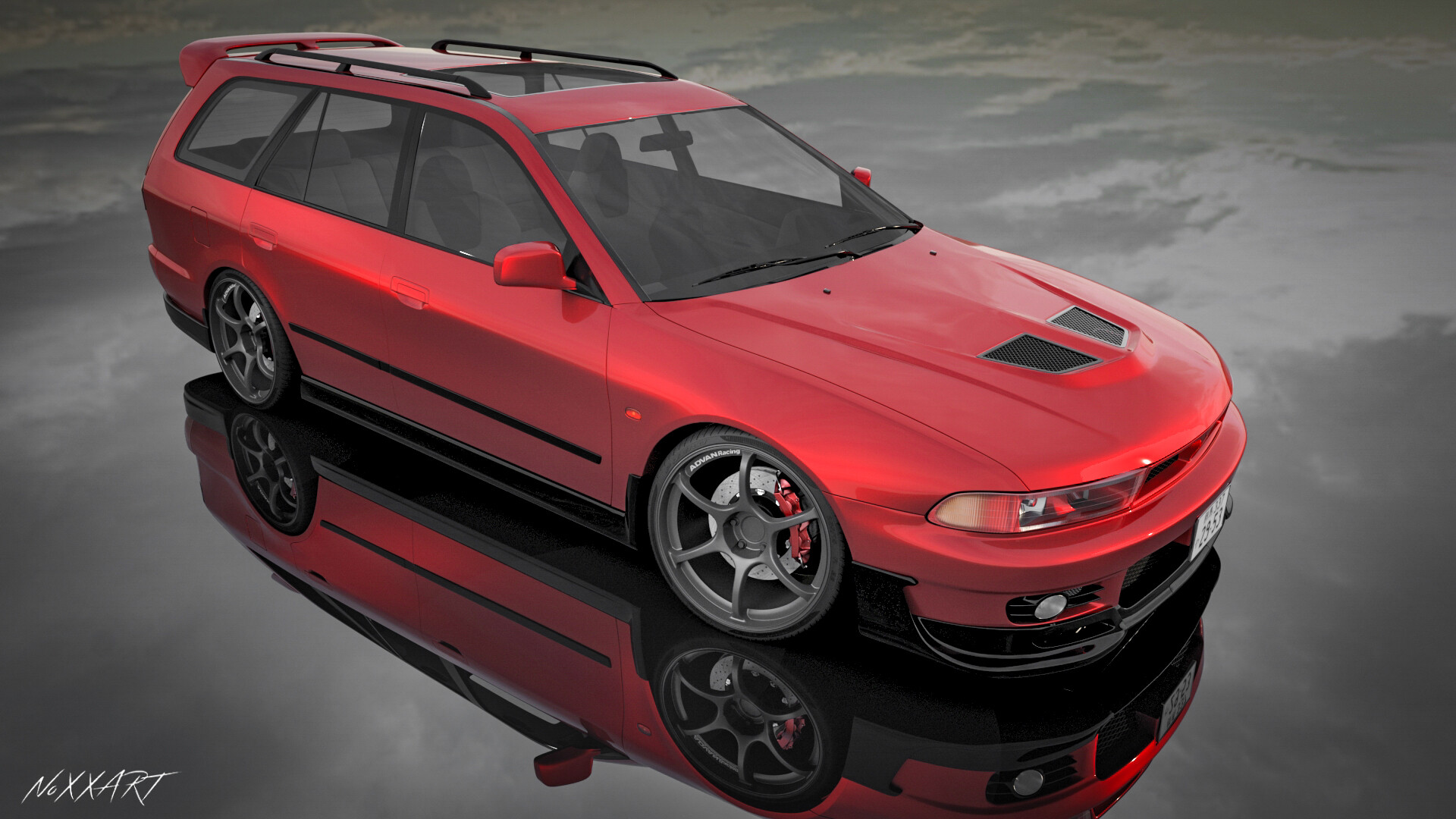Artstation Mitsubishi Galant Legnum Vr4 2 Evaldas Karpaciauskas
