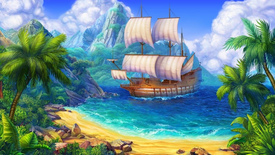 artstation beautiful pirate theme
