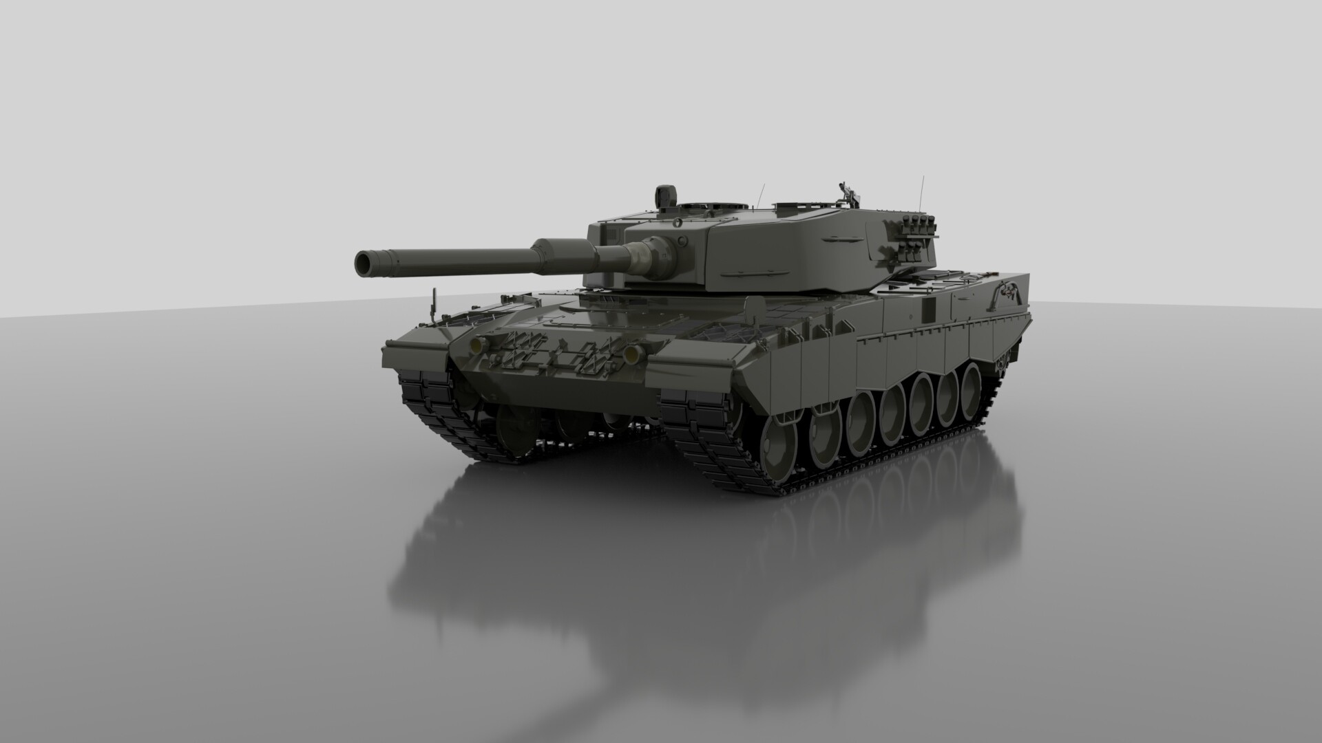 Artstation Leopard 2a4 Base Model Harry Taylor Griffiths