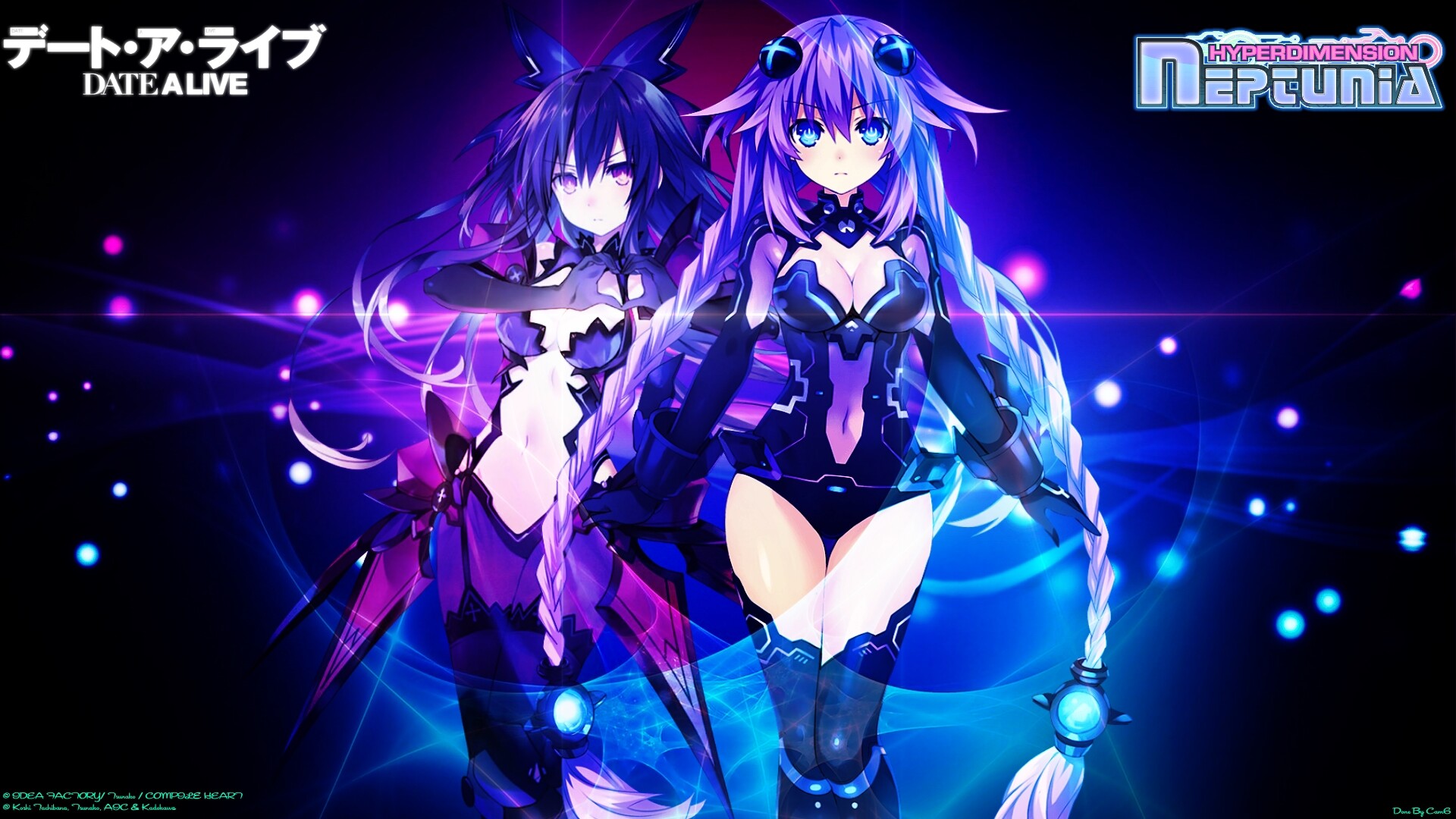 ArtStation - Date A Live Neptunia Crossover Wallpapers