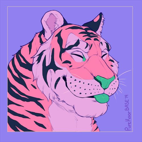 ArtStation - Fluffy Blep'n Tiger