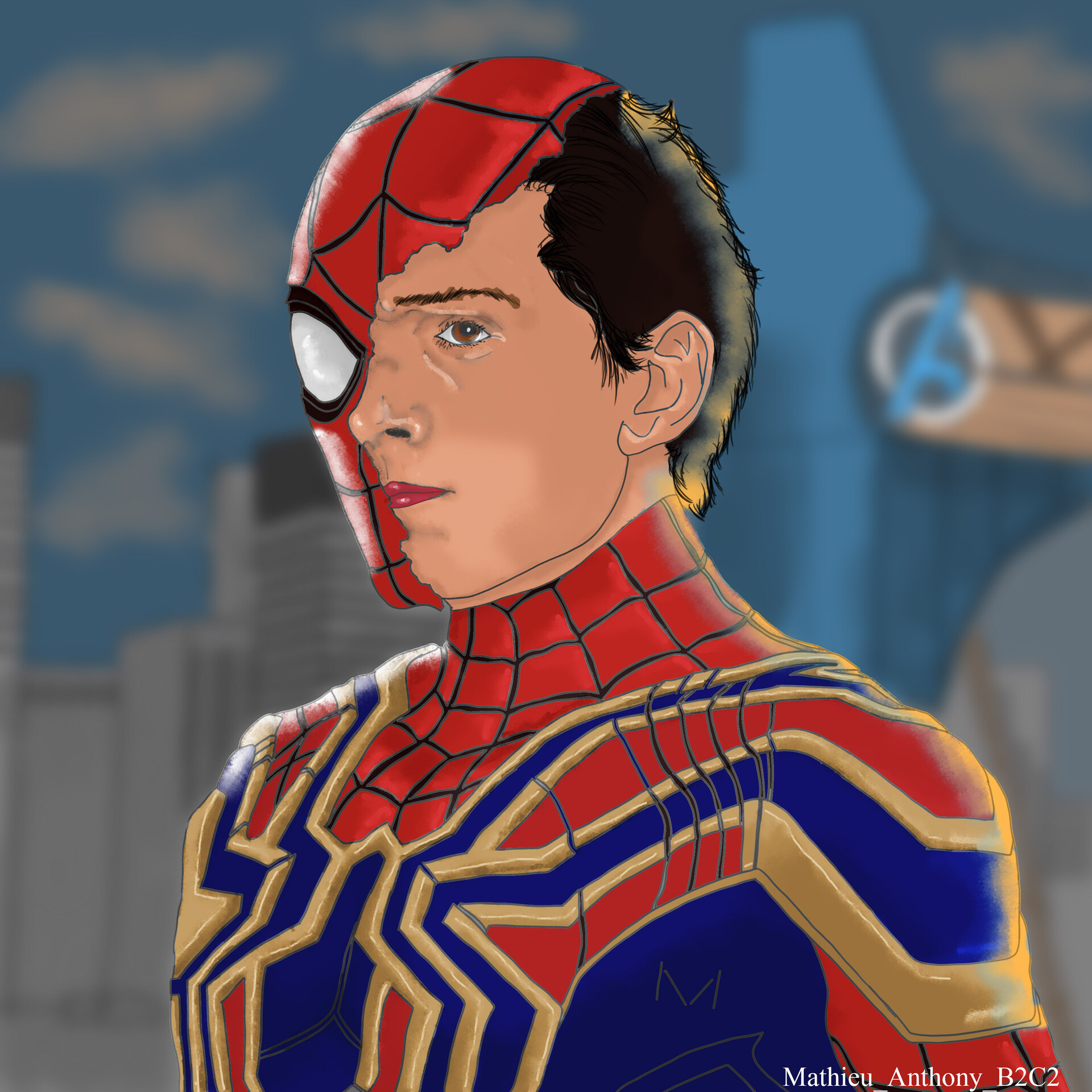 ArtStation - Fan Art Spider-man (Tom Holland)