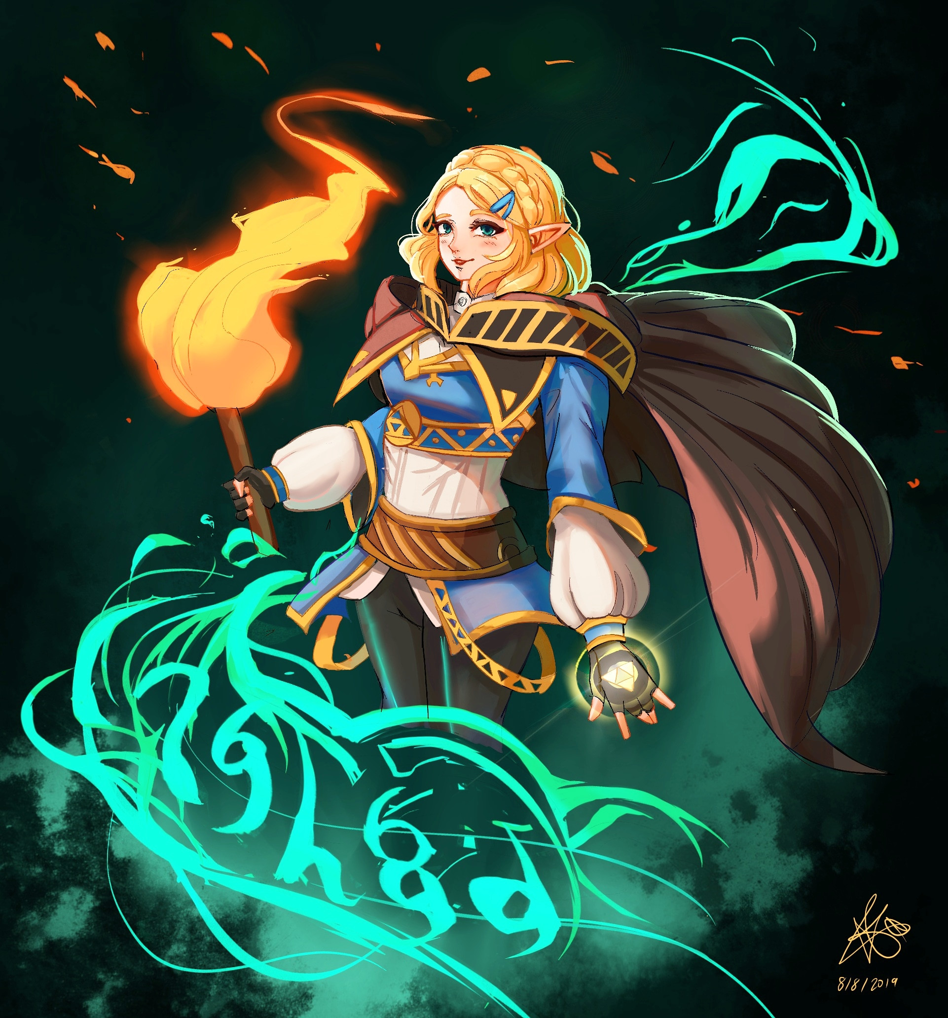 Artstation Breath Of The Wild 2 Zelda Fanart Marcus Ling