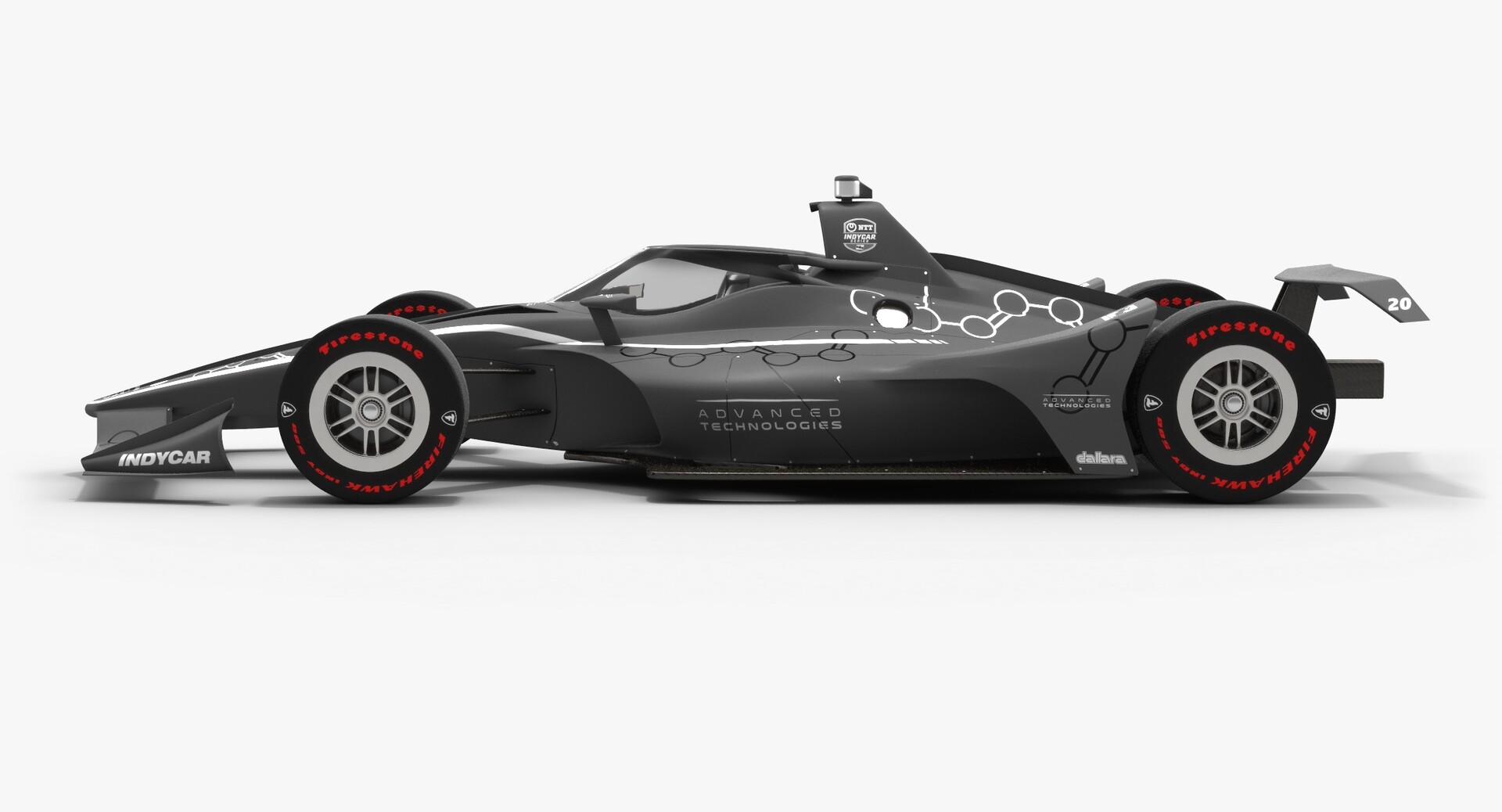 Artstation Indycar Season 2020 Aeroscreen Speedway Race Car 3d Model Oleksii Sergiyovych