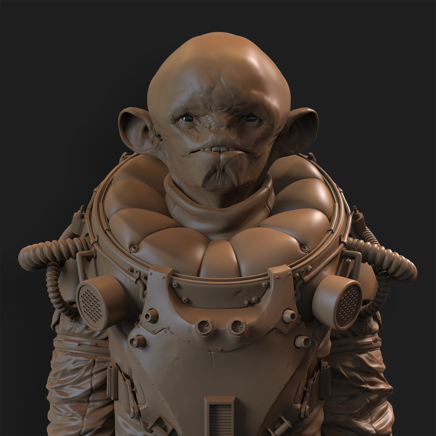 ZBrush high-res sculpture