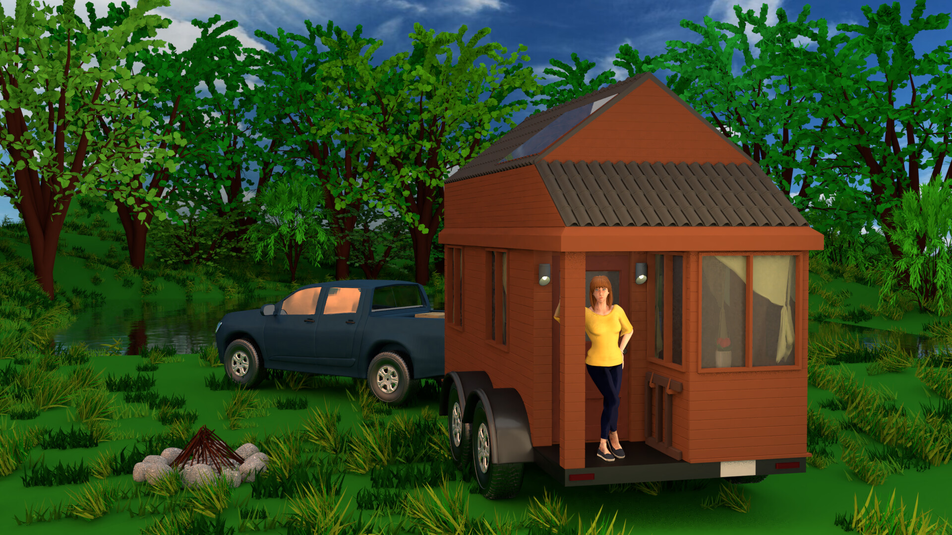 Artstation House On Wheels Natalia Kalinina