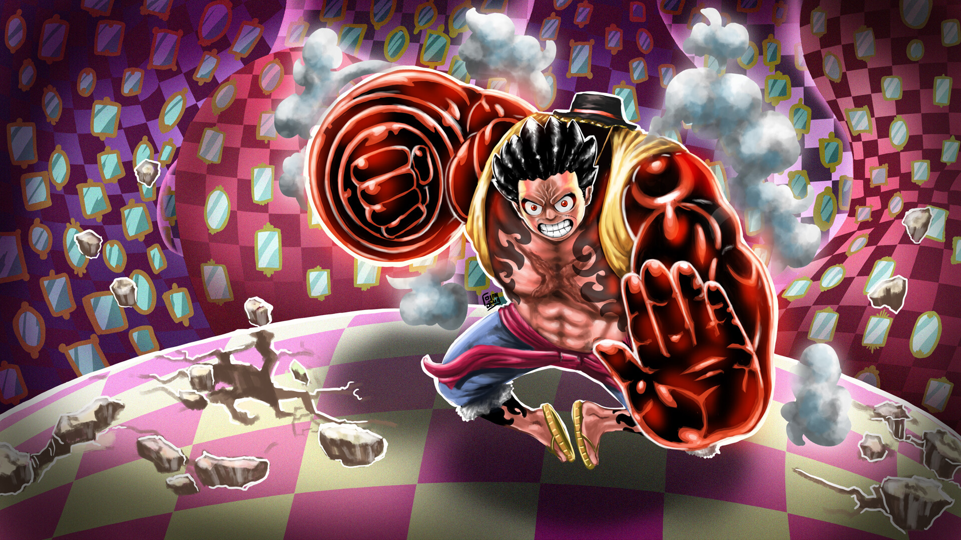 Artstation Bounceman One Piece Ojandeui