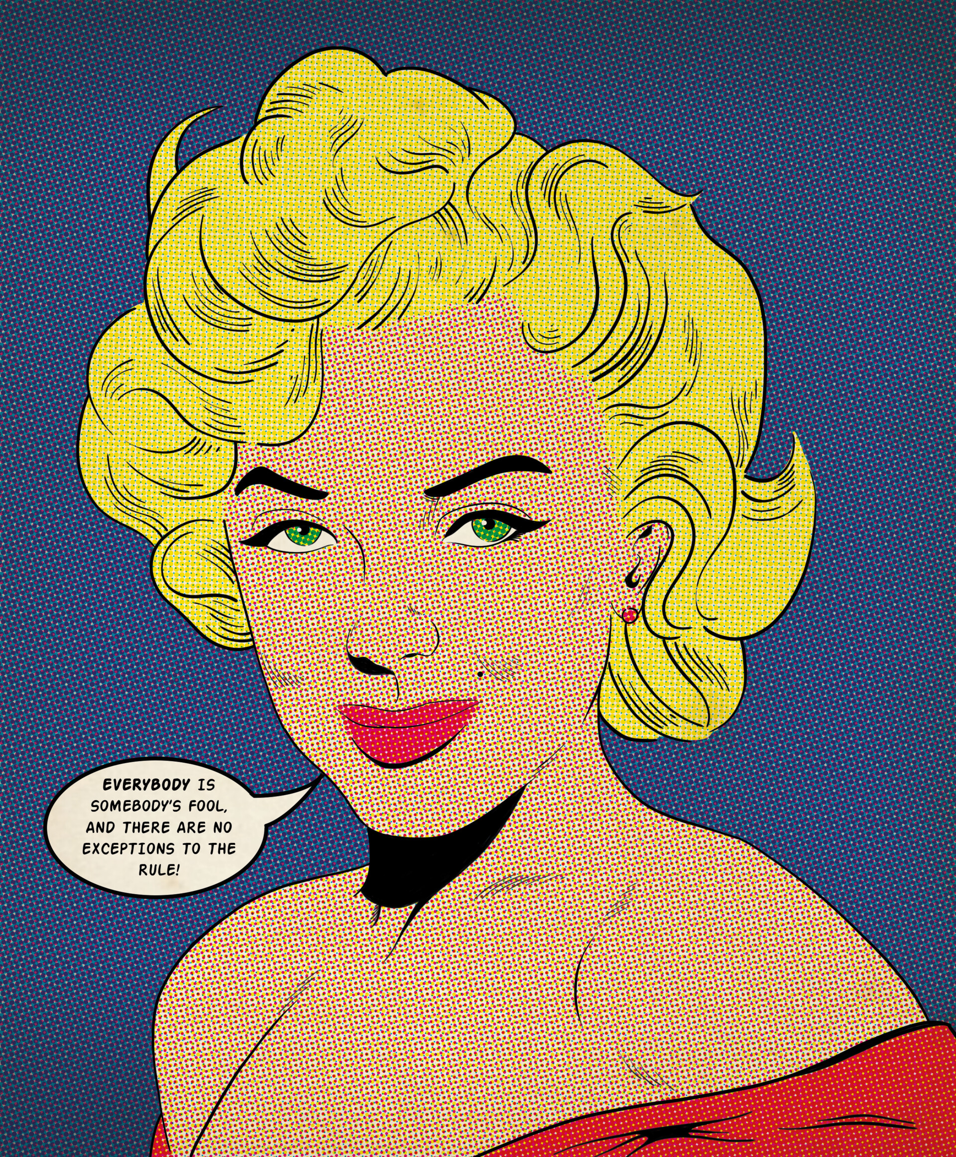 Artstation Retro Comic Marilyn Monroe Lucas Bogo