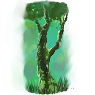 Michael myers watercolor tree