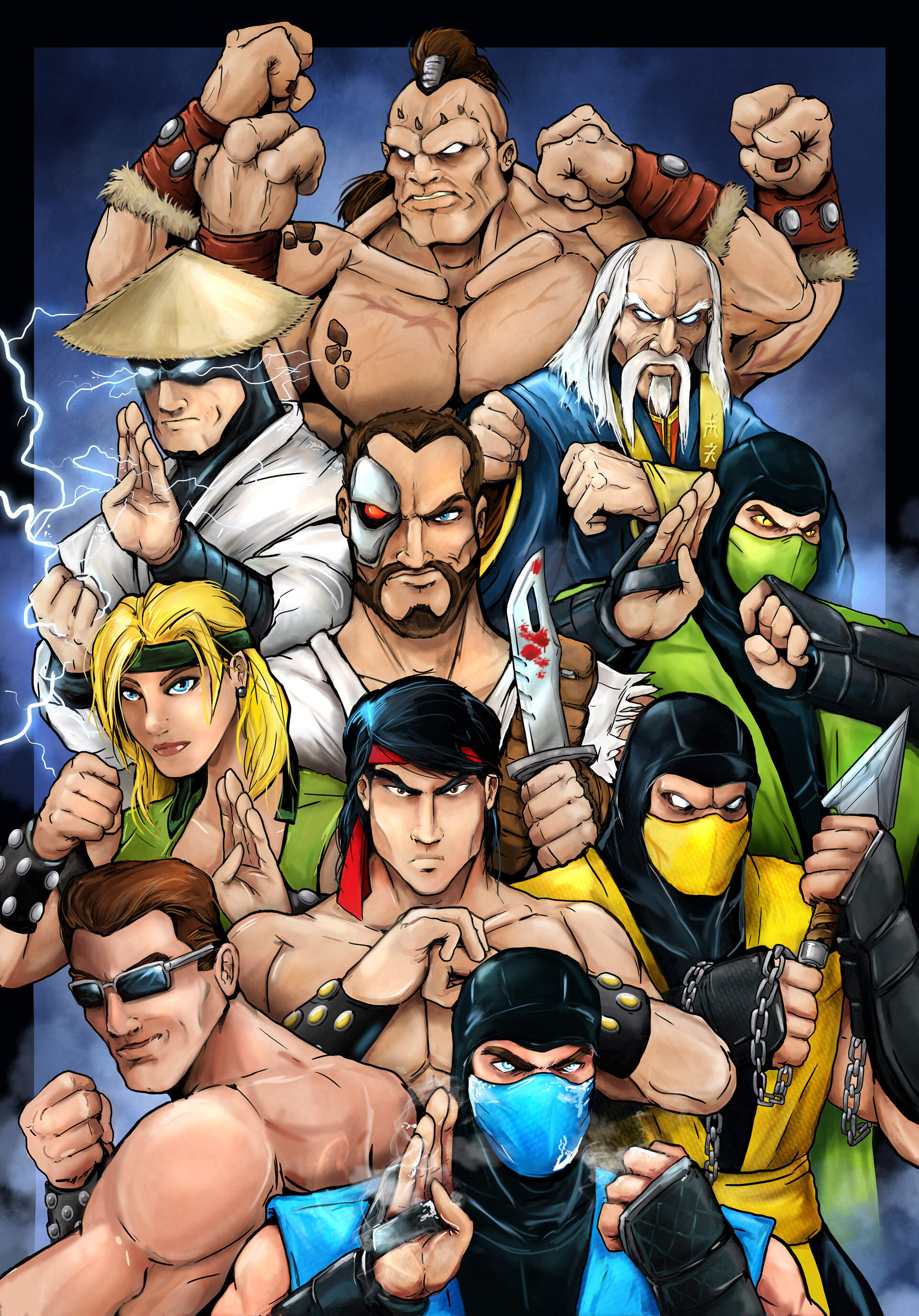 templar participar Descartar ArtStation - Mortal Kombat, the original cast