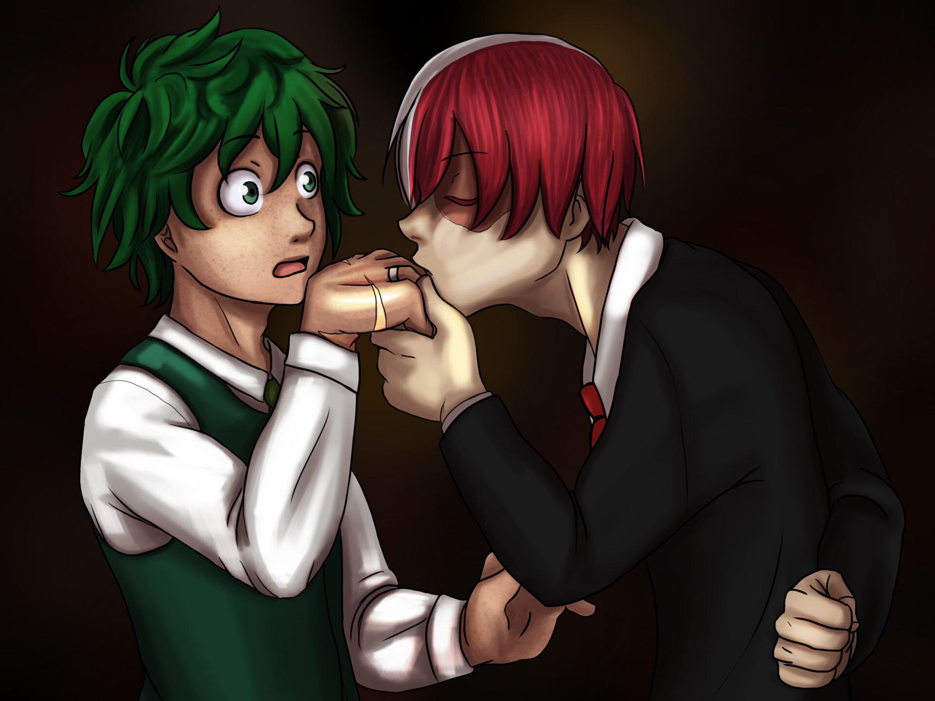 Artstation Todoroki Midoriya 3 Mha Fanart Raquel Laranjeira