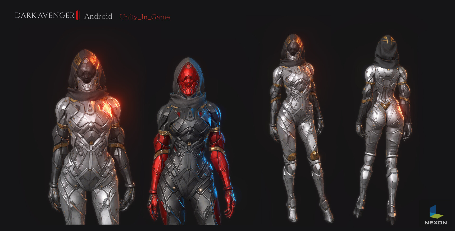 artstation dark avenger3 darkness rises kim hun 模型