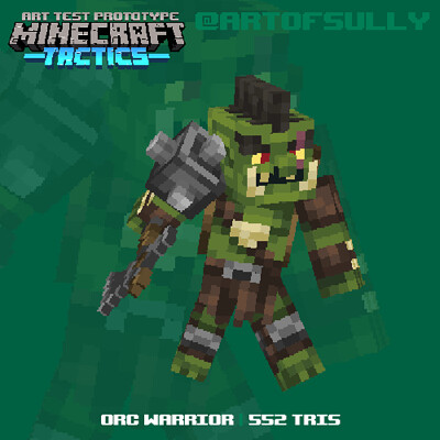 Orc Warrior (Mojang Art Test)