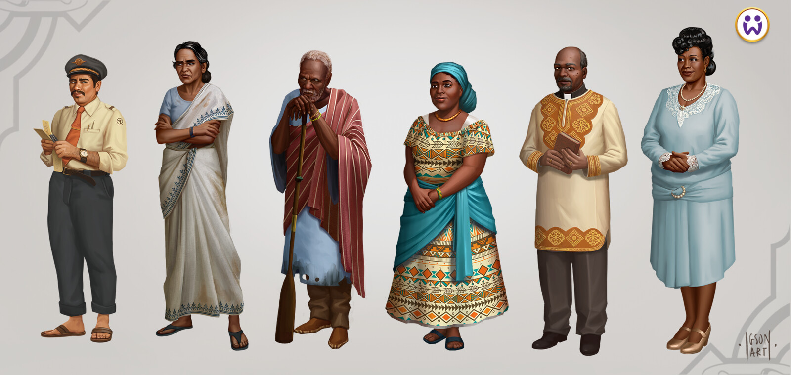 some of the first characters
