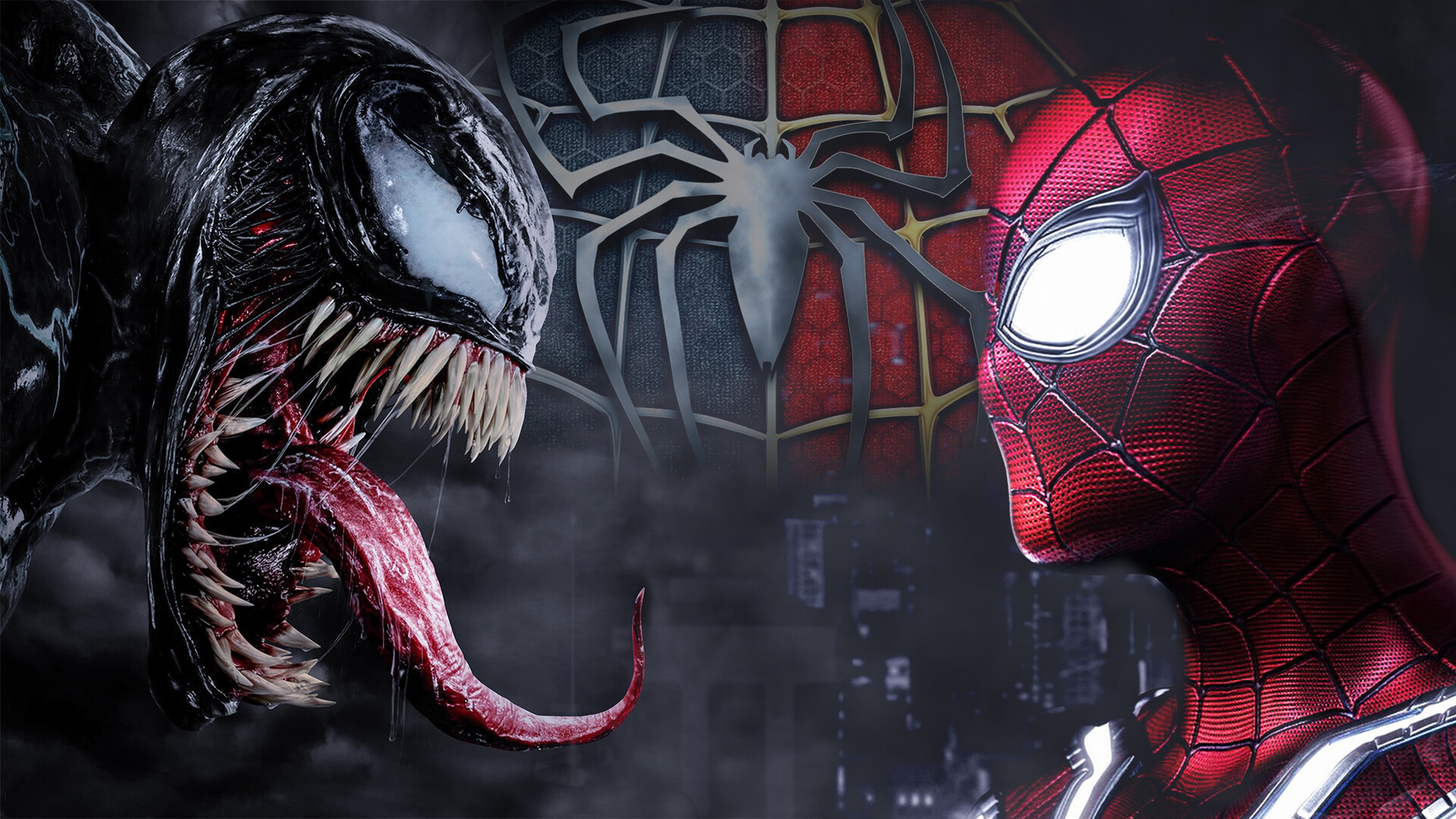 ArtStation - Venom VS Spider man