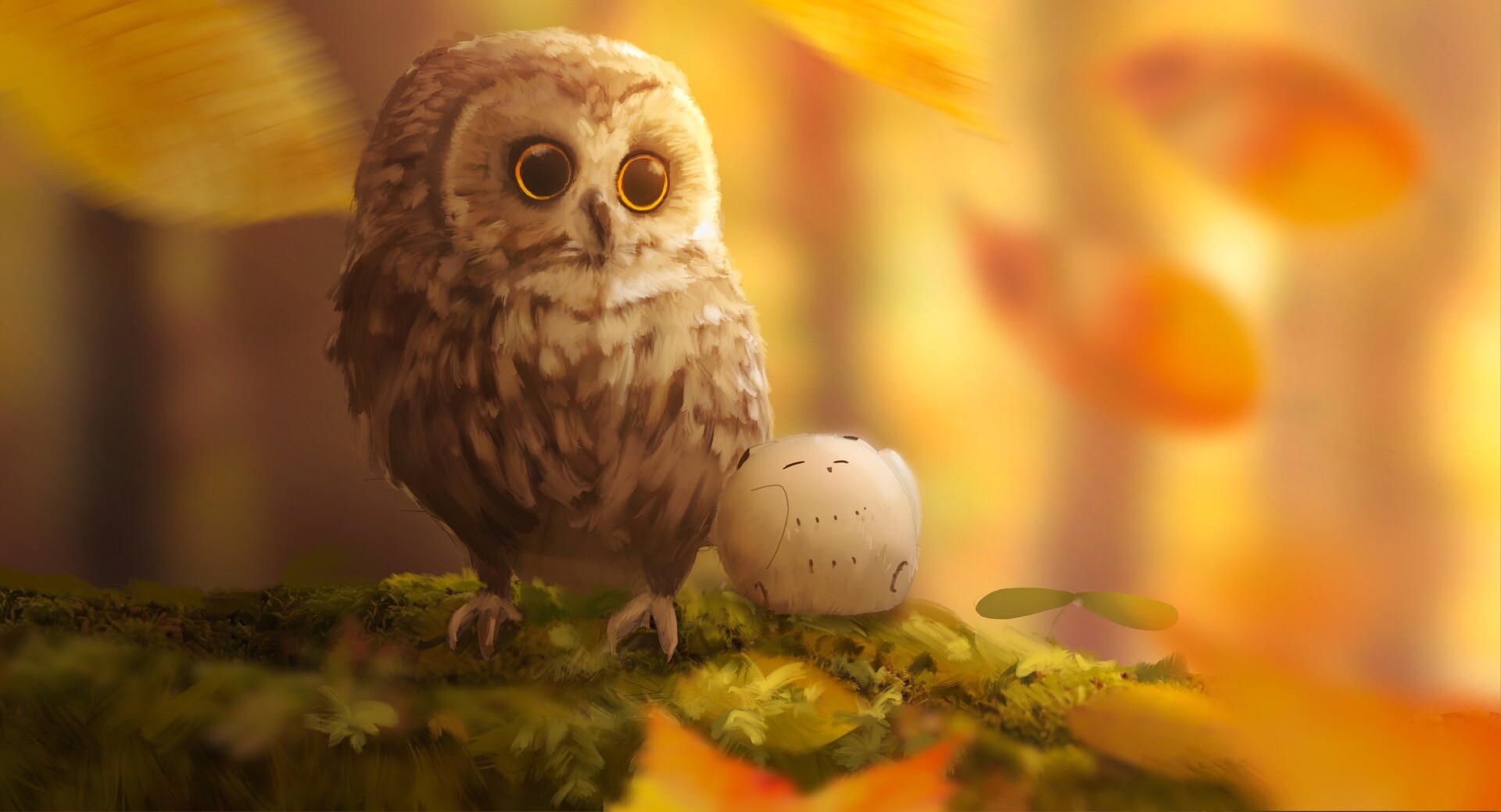 Artstation アメリカキンメフクロウと秋 たんけ のアトリエ Artstation アメリカキンメフクロウと秋 たんけ のアトリエ