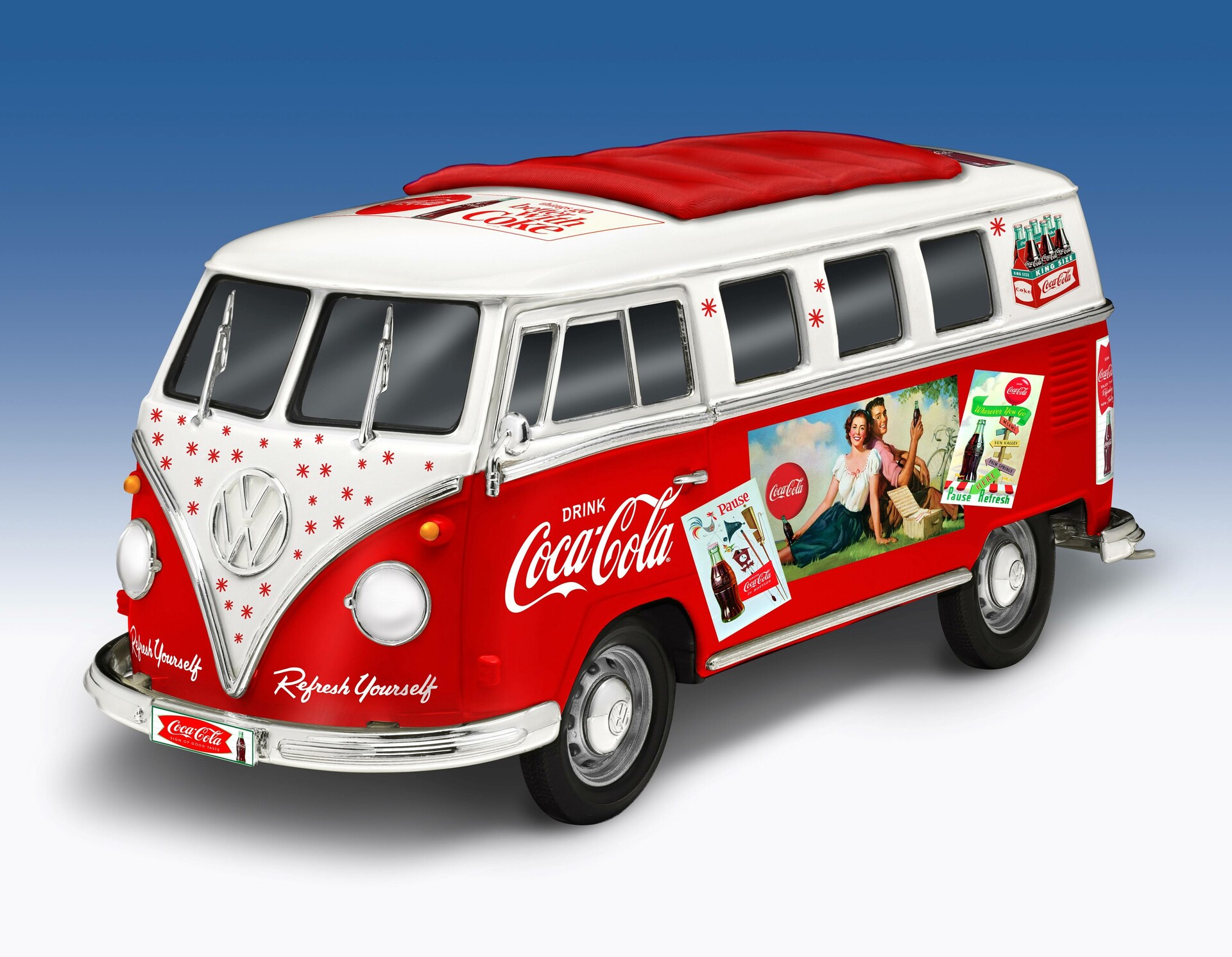 beschaving Mysterieus kijken ArtStation - Coca-Cola Volkswagen figurine