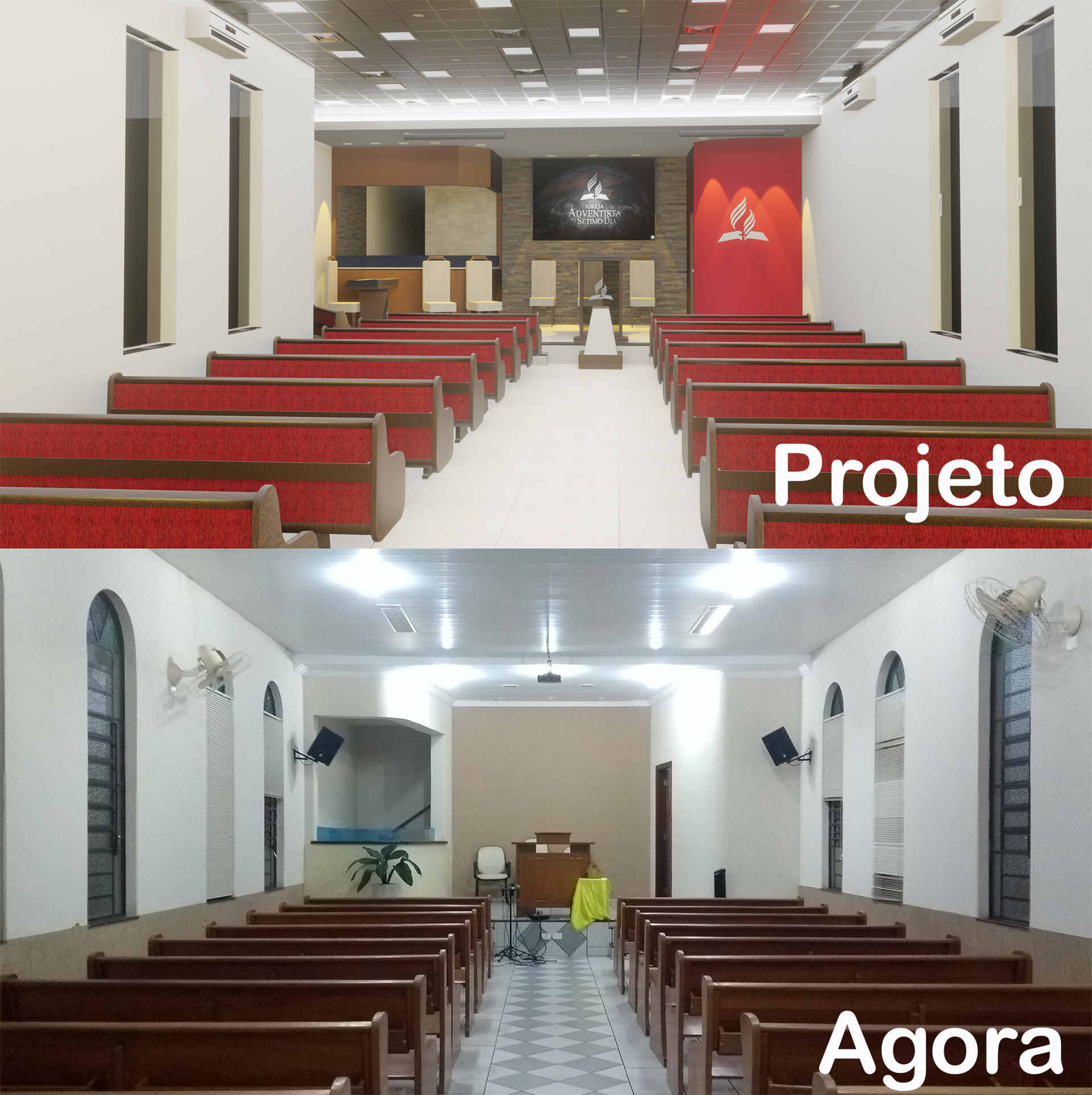 ArtStation - Reforma na Igreja Adventista do Bairro Jardim das Palmeiras