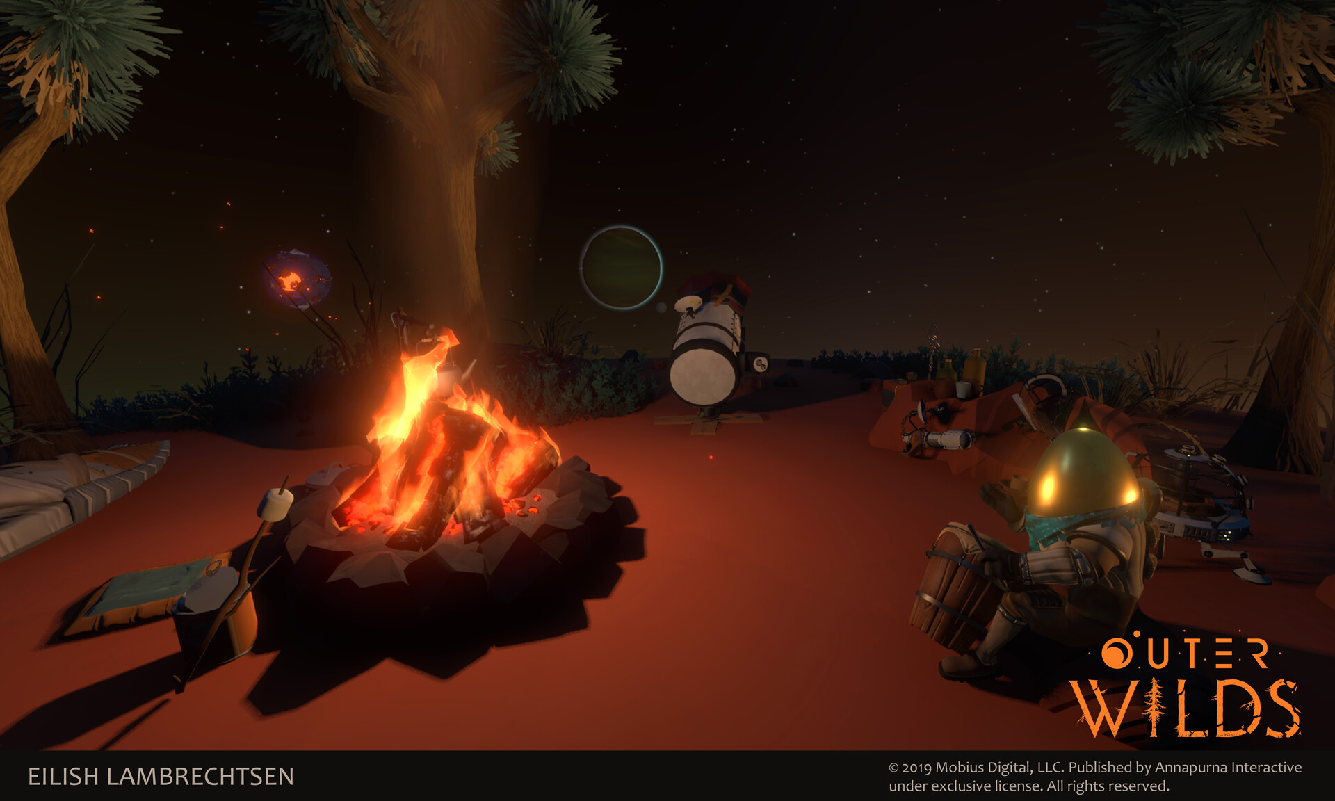 Artstation Miscellaneous Assets Outer Wilds Eilish Lambrechtsen