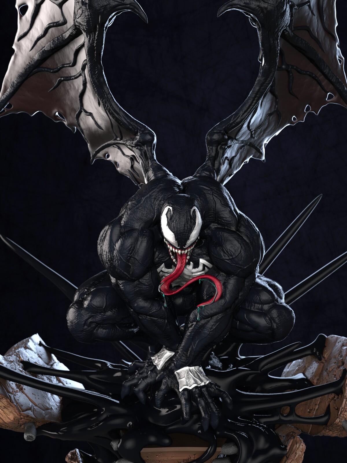winged venom glow in the dark
