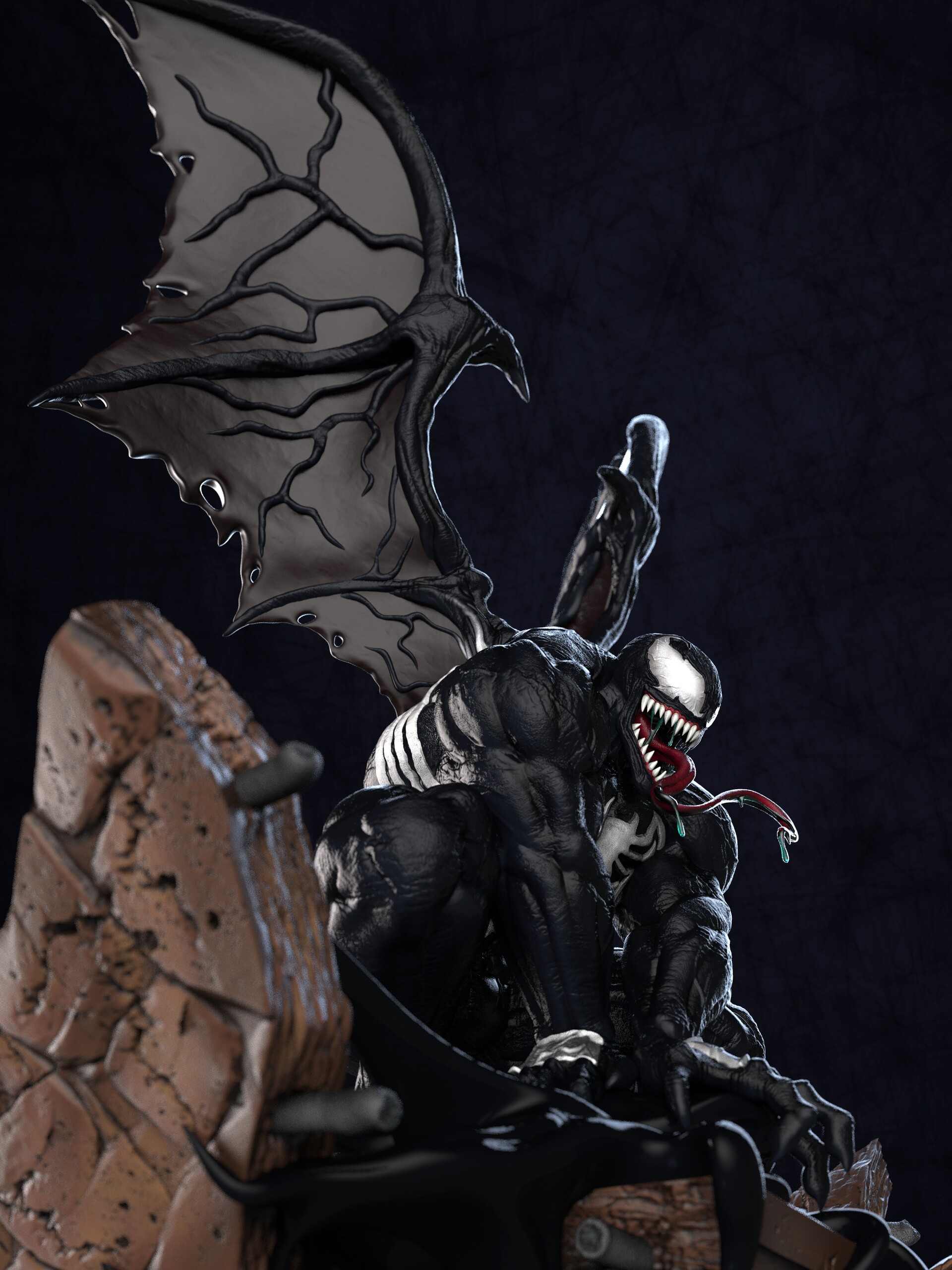 winged venom pop chase