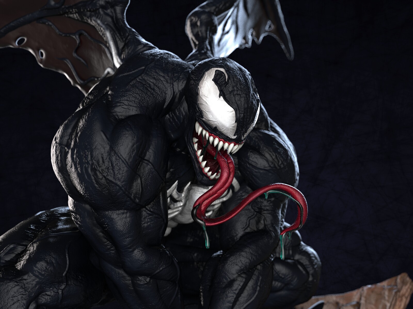 winged venom glow in the dark