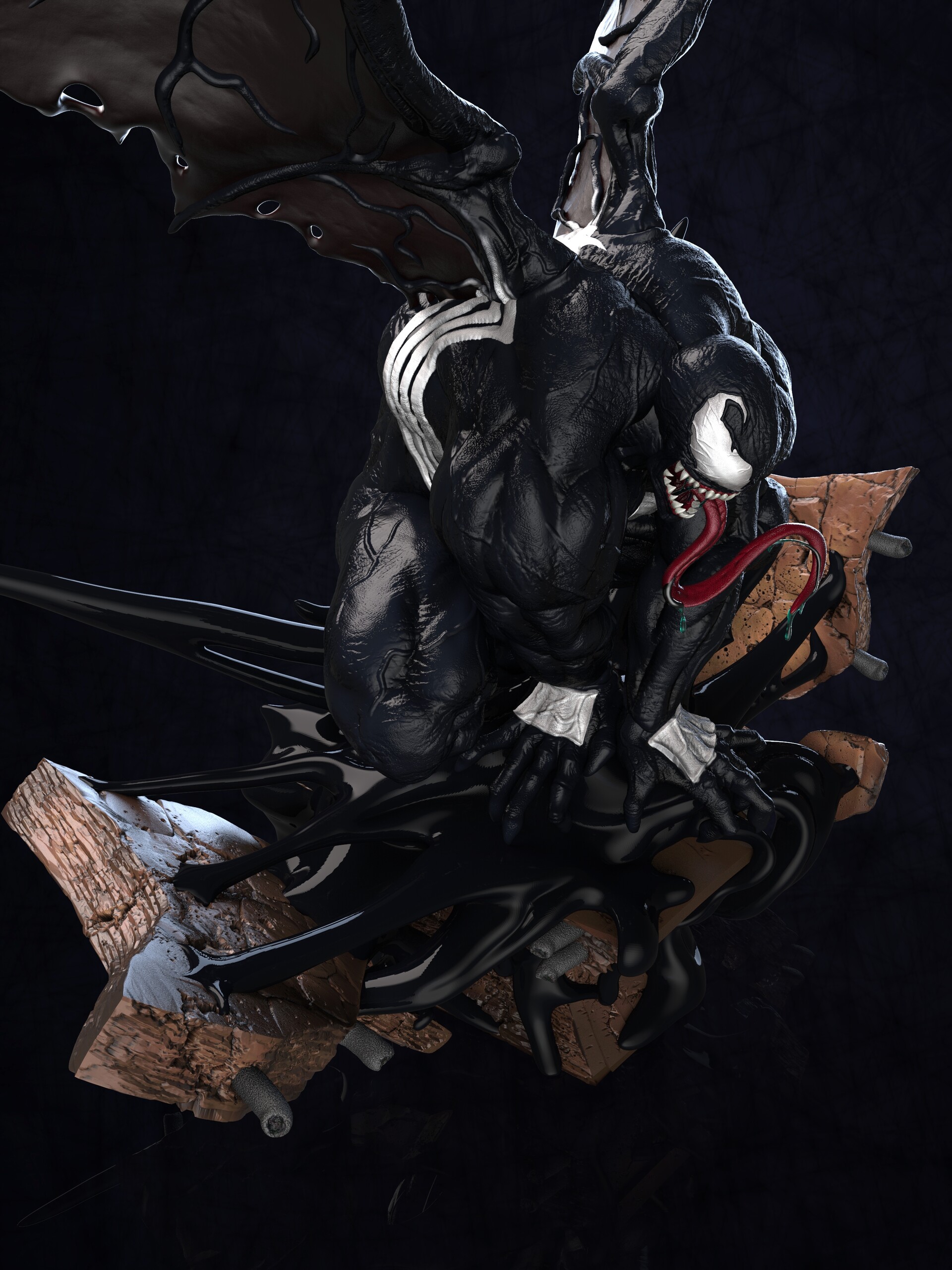 winged venom pop chase